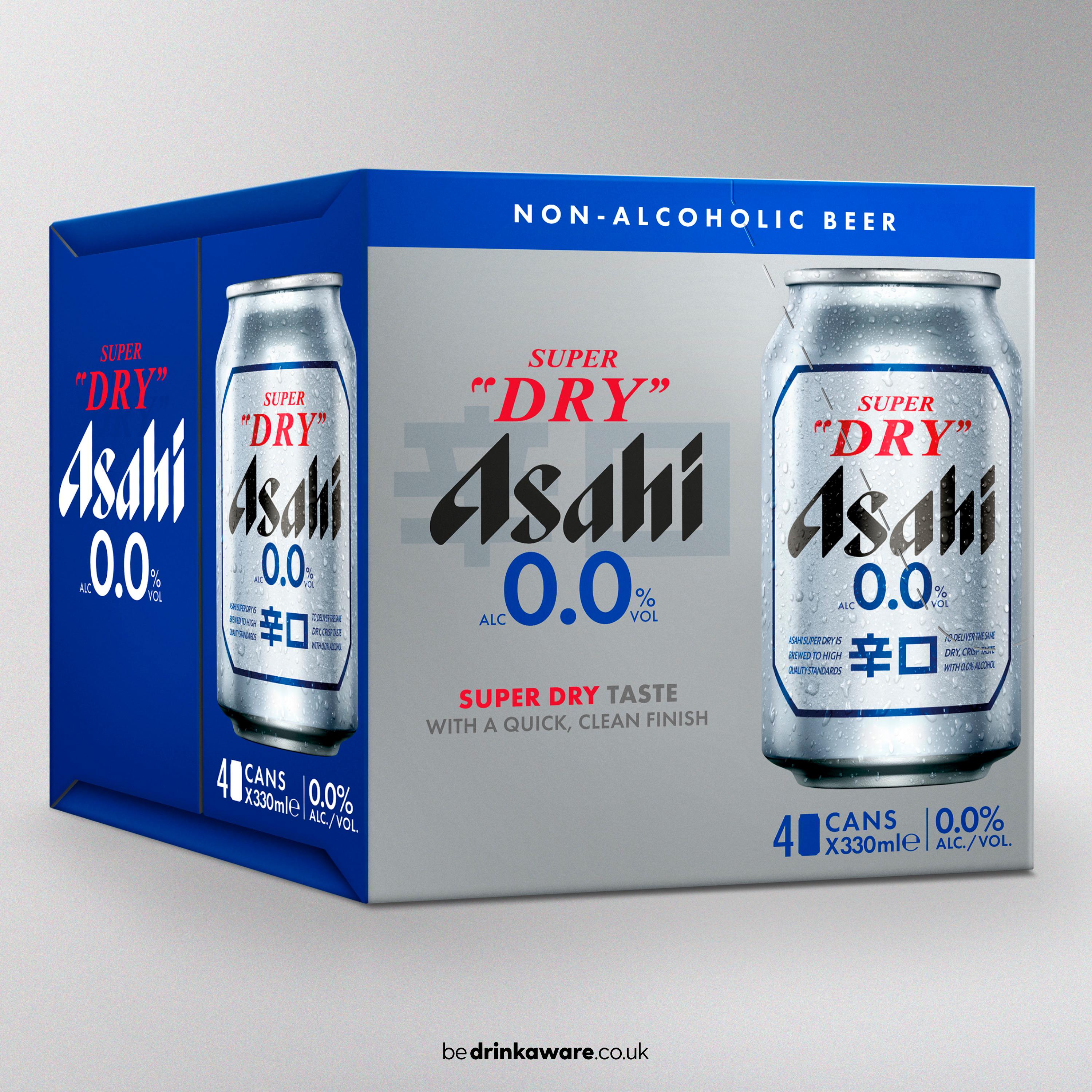 Asahi Super Dry 0.0% Alcohol Free Cans 4 x 330ml thumbnail 6