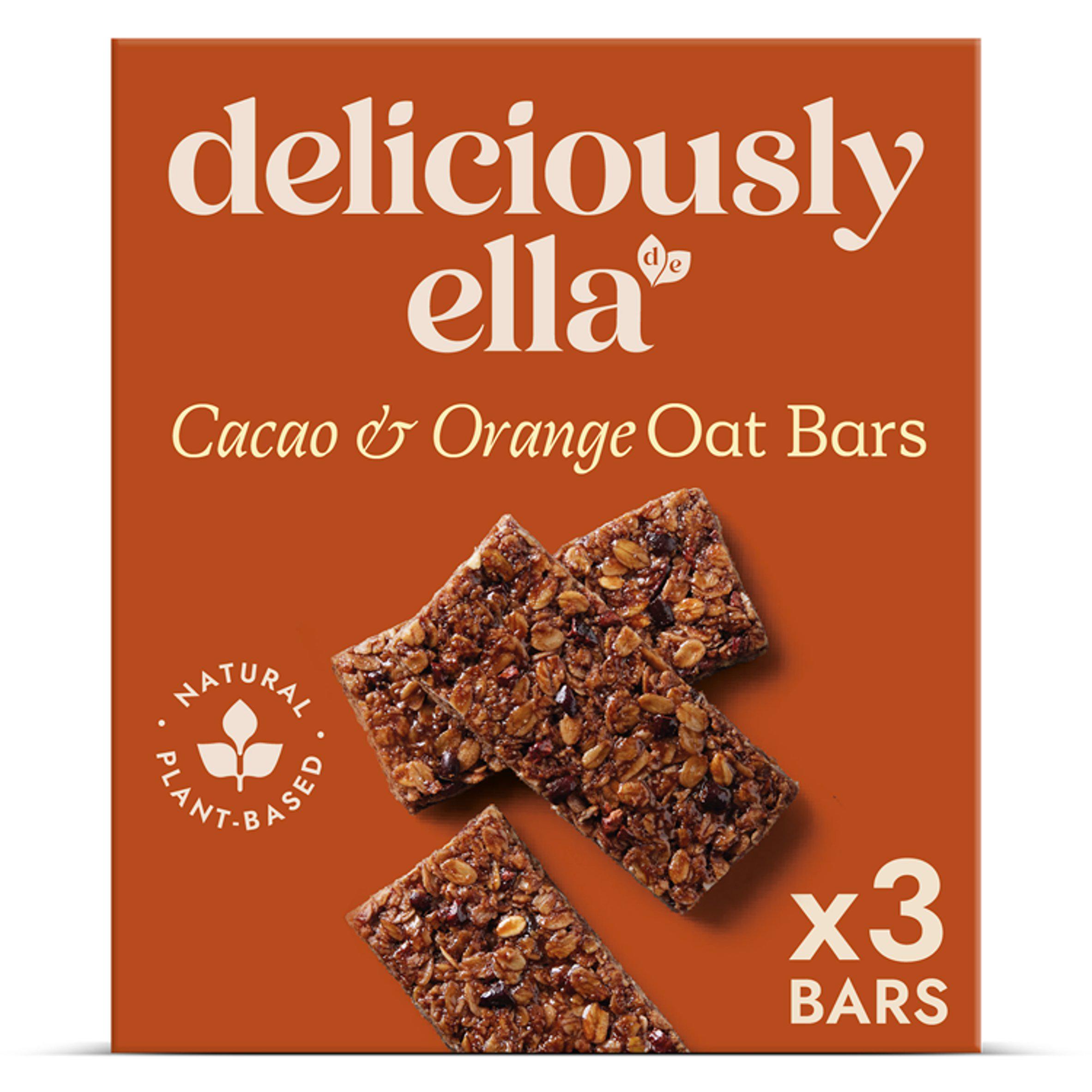 Deliciously Ella 3 x 50g Cacao & Orange Multipack Oat Bars