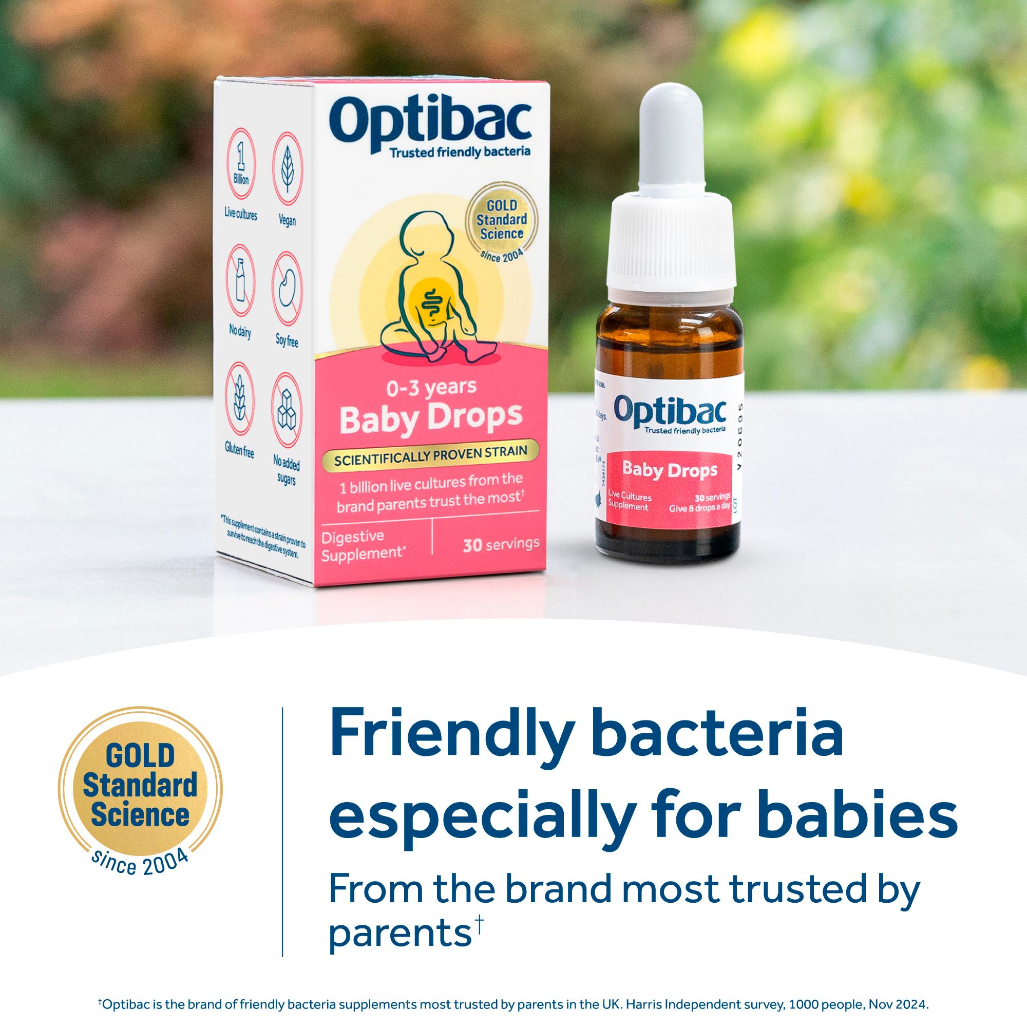 Optibac Probiotics 30 x Baby Drops thumbnail 2