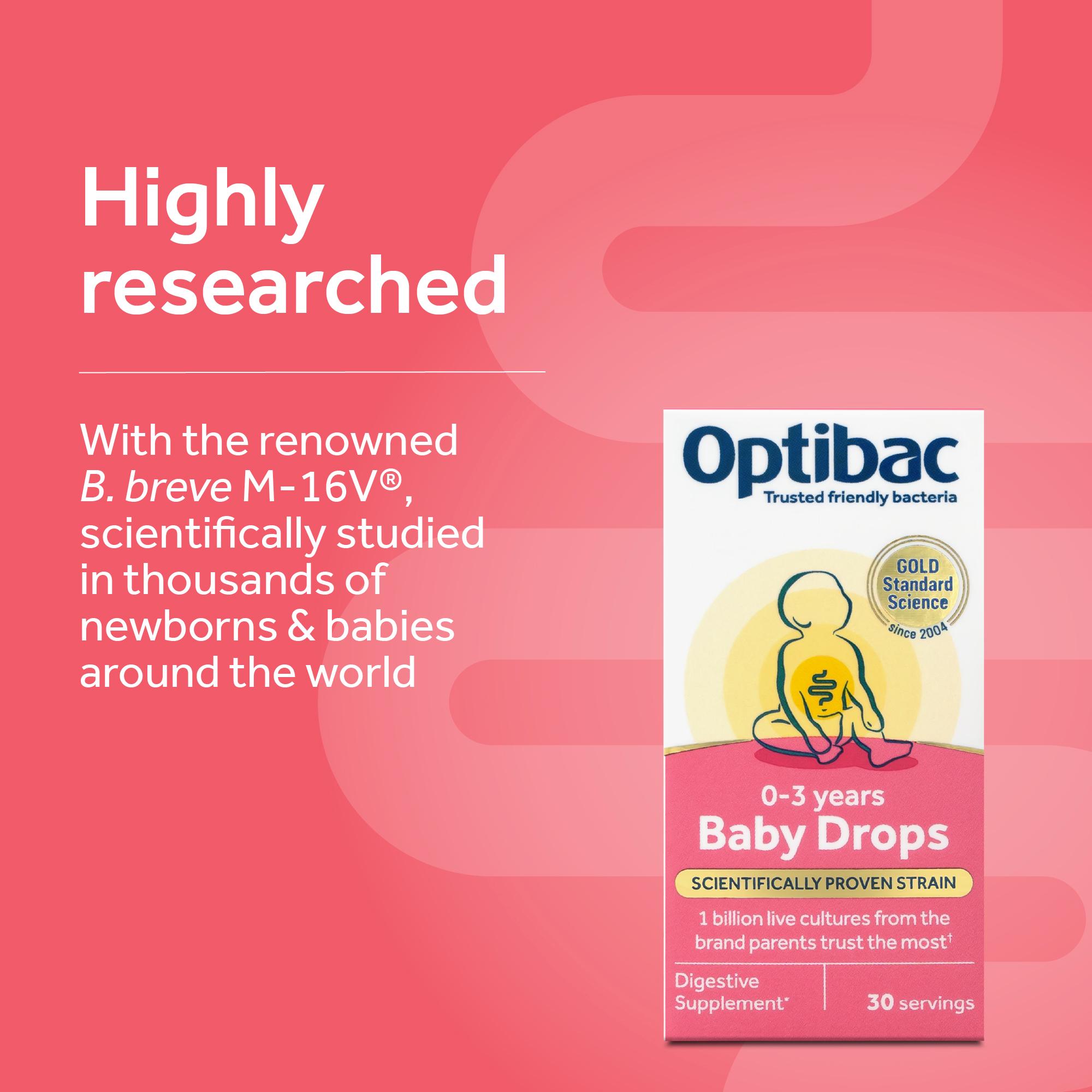 Optibac Probiotics 30 x Baby Drops thumbnail 3