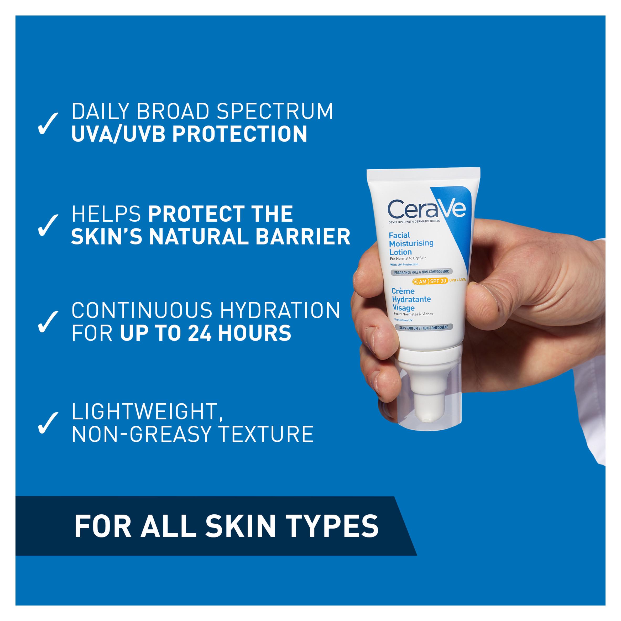 CeraVe Facial Moisturising Lotion AM SPF 30 52ml thumbnail 2