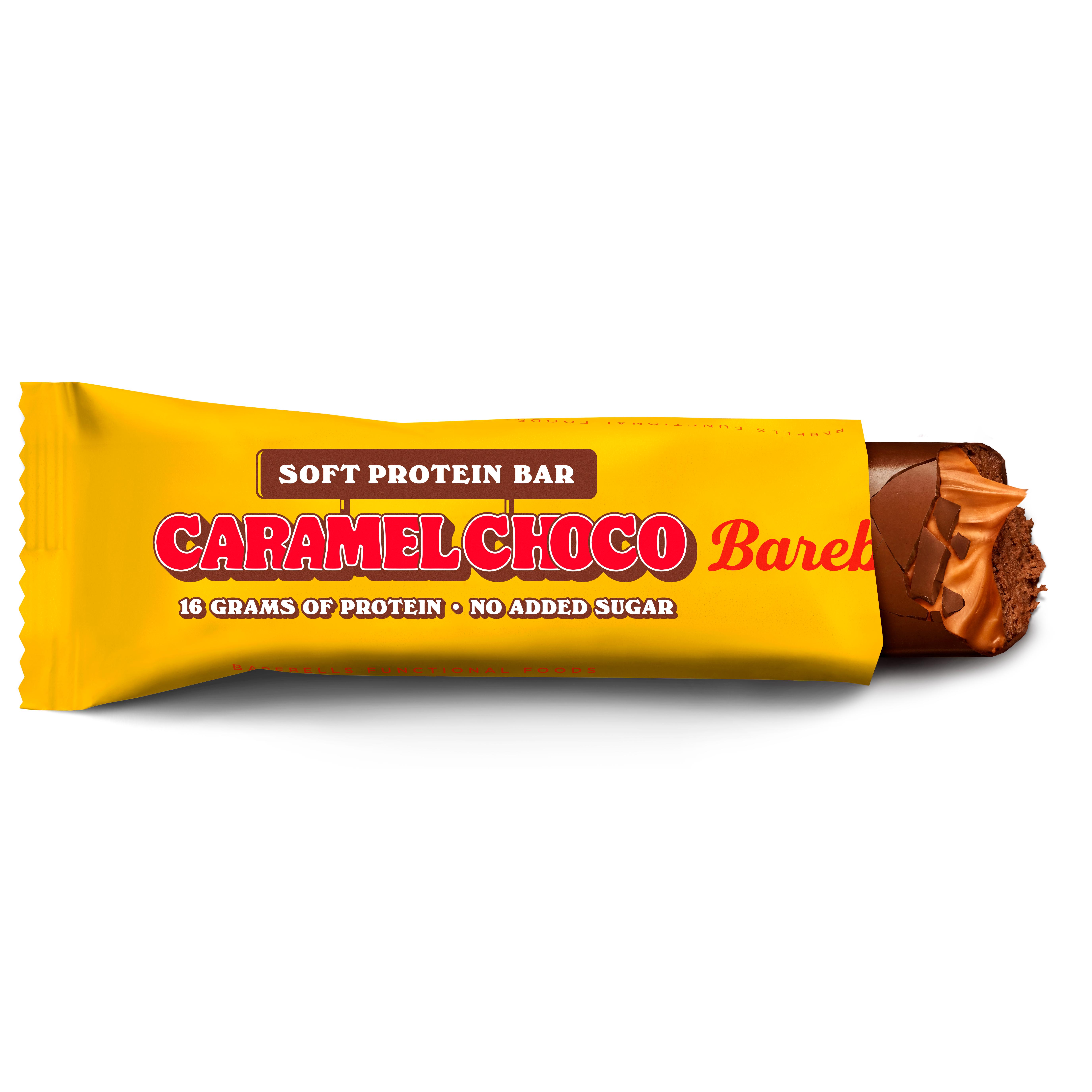Barebells Caramel Choco Soft Protein Bar 55g thumbnail 6
