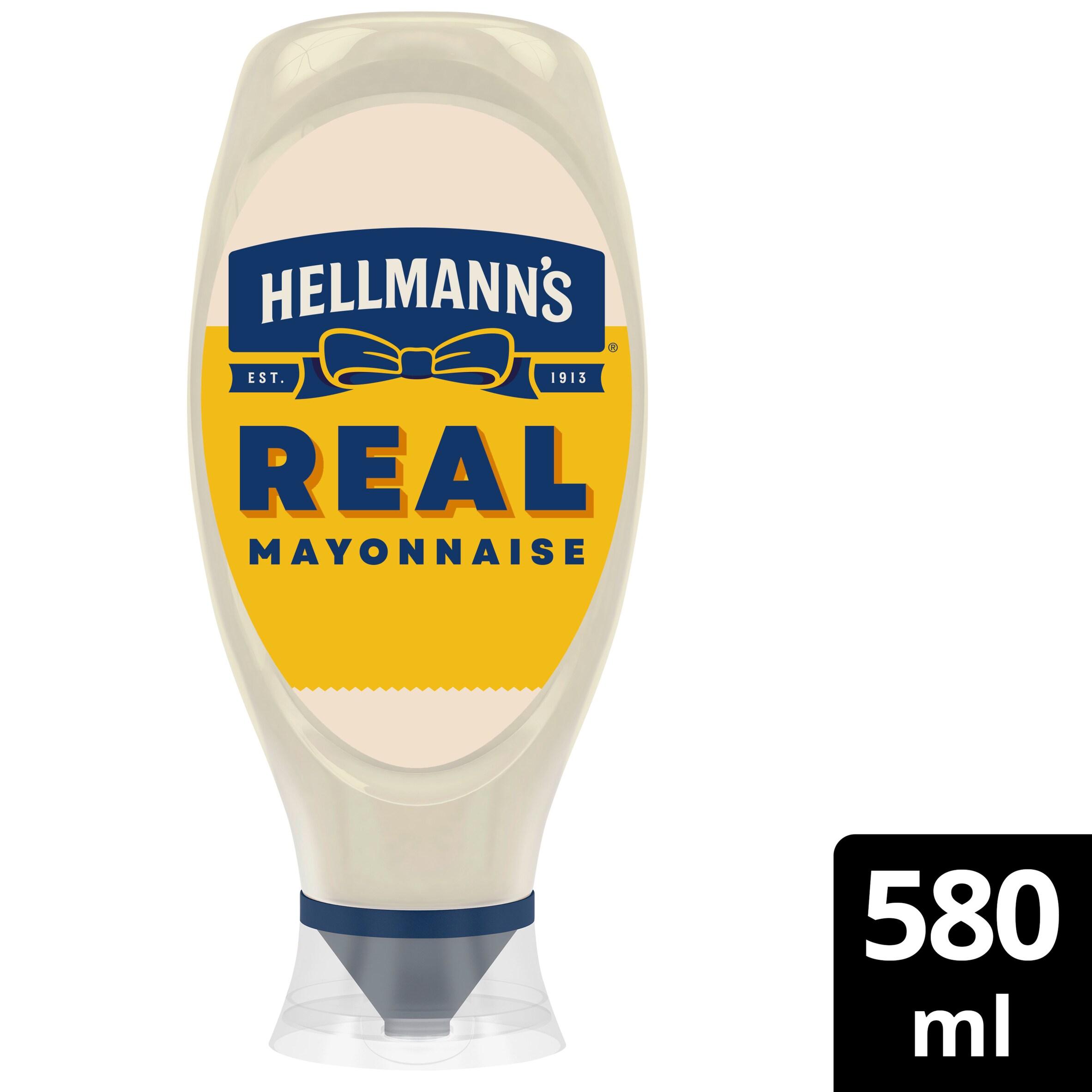Hellmanns Real Squeezy Mayonnaise 580ml thumbnail 3