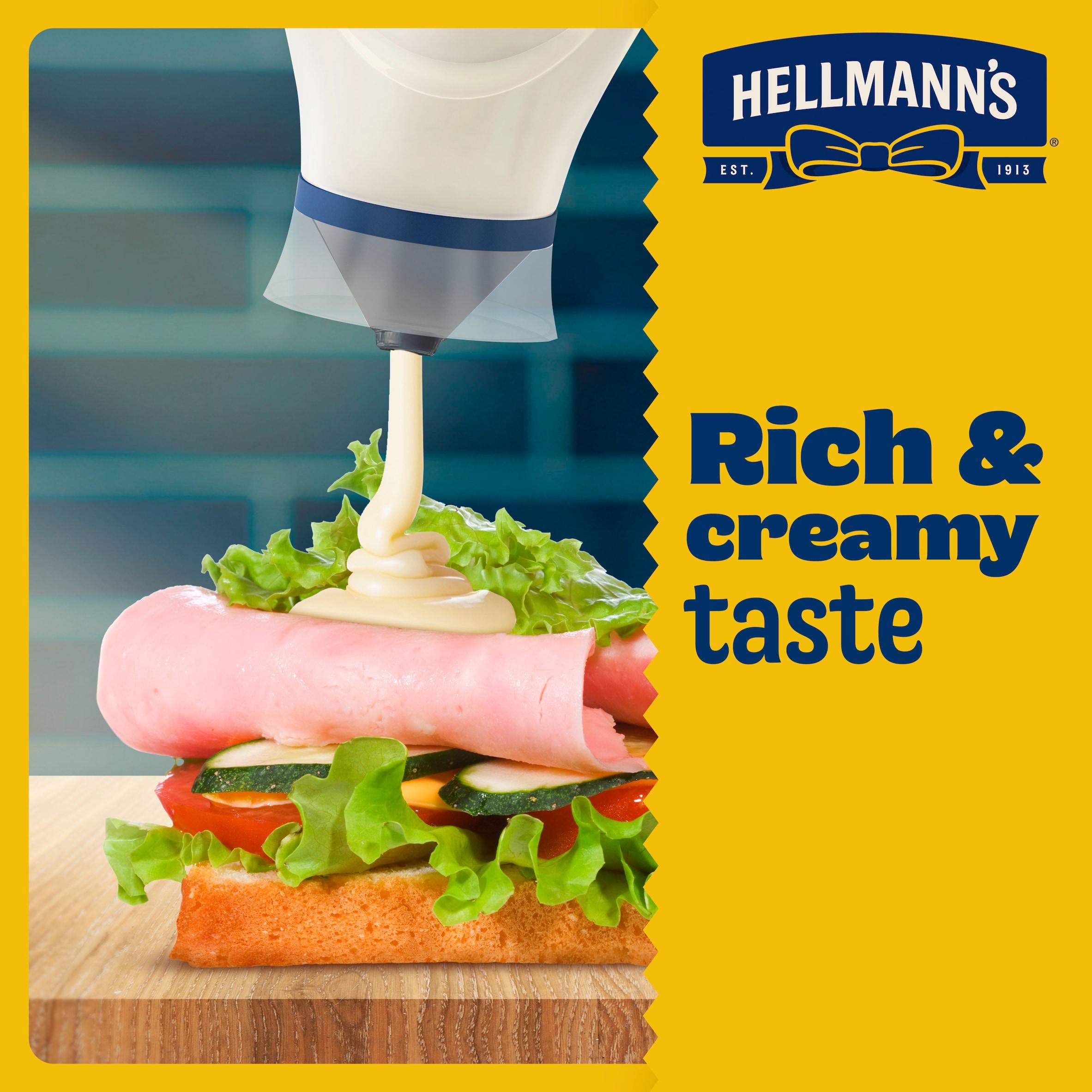 Hellmanns Real Squeezy Mayonnaise 580ml thumbnail 5