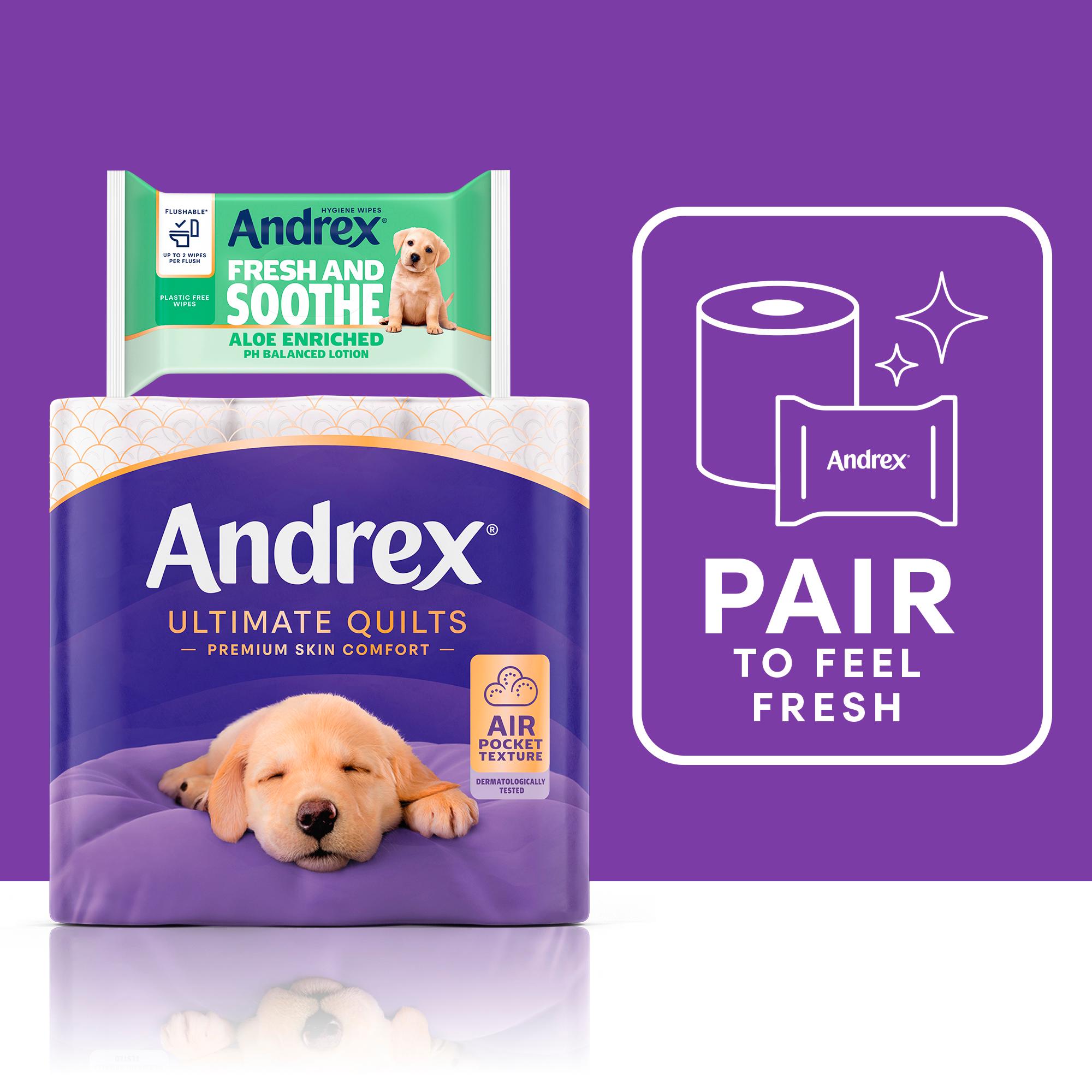 Andrex Ultimate Quilts Mega Toilet Rolls x9 thumbnail 3