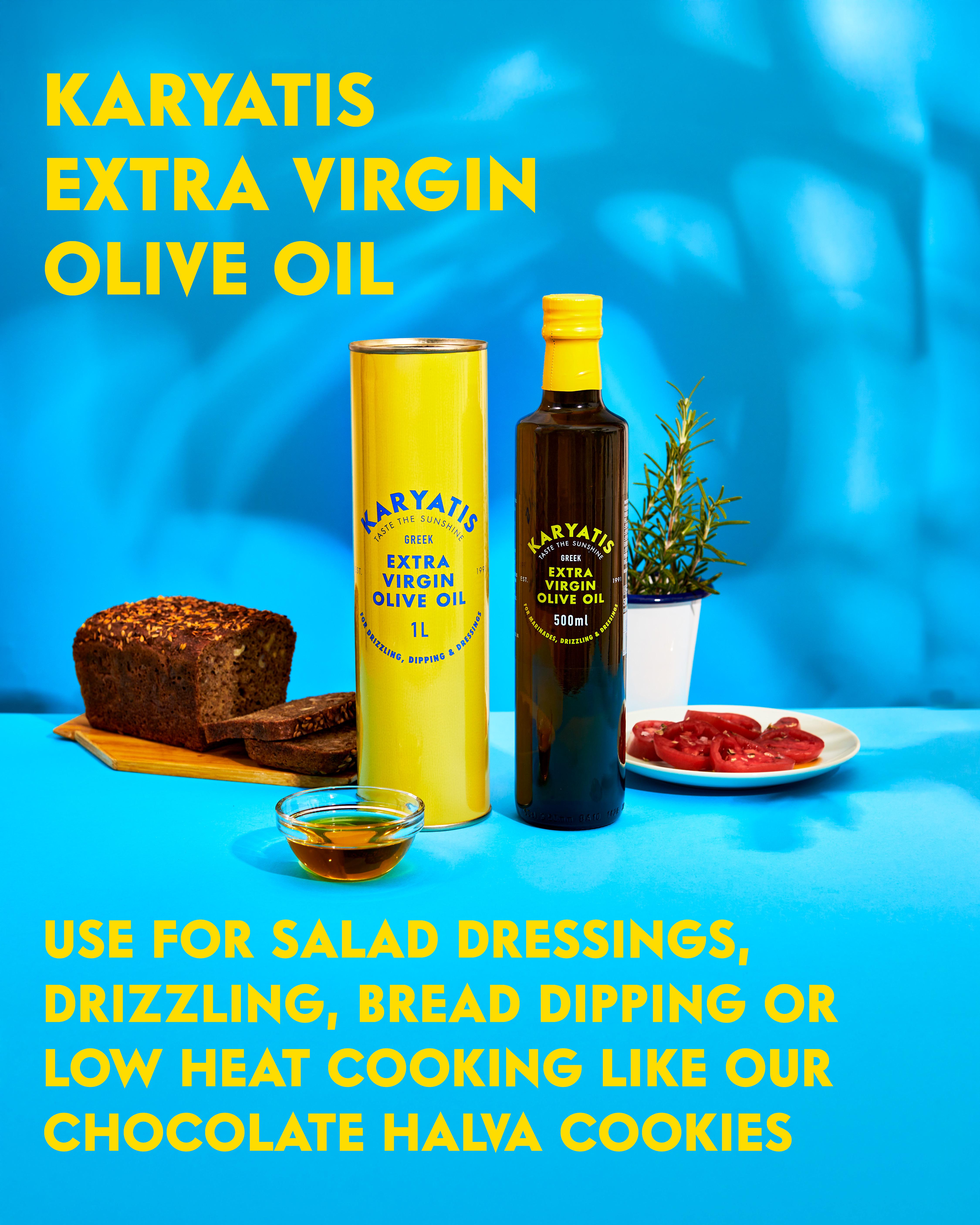Karyatis Greek Extra Virgin Olive Oil 1L thumbnail 3