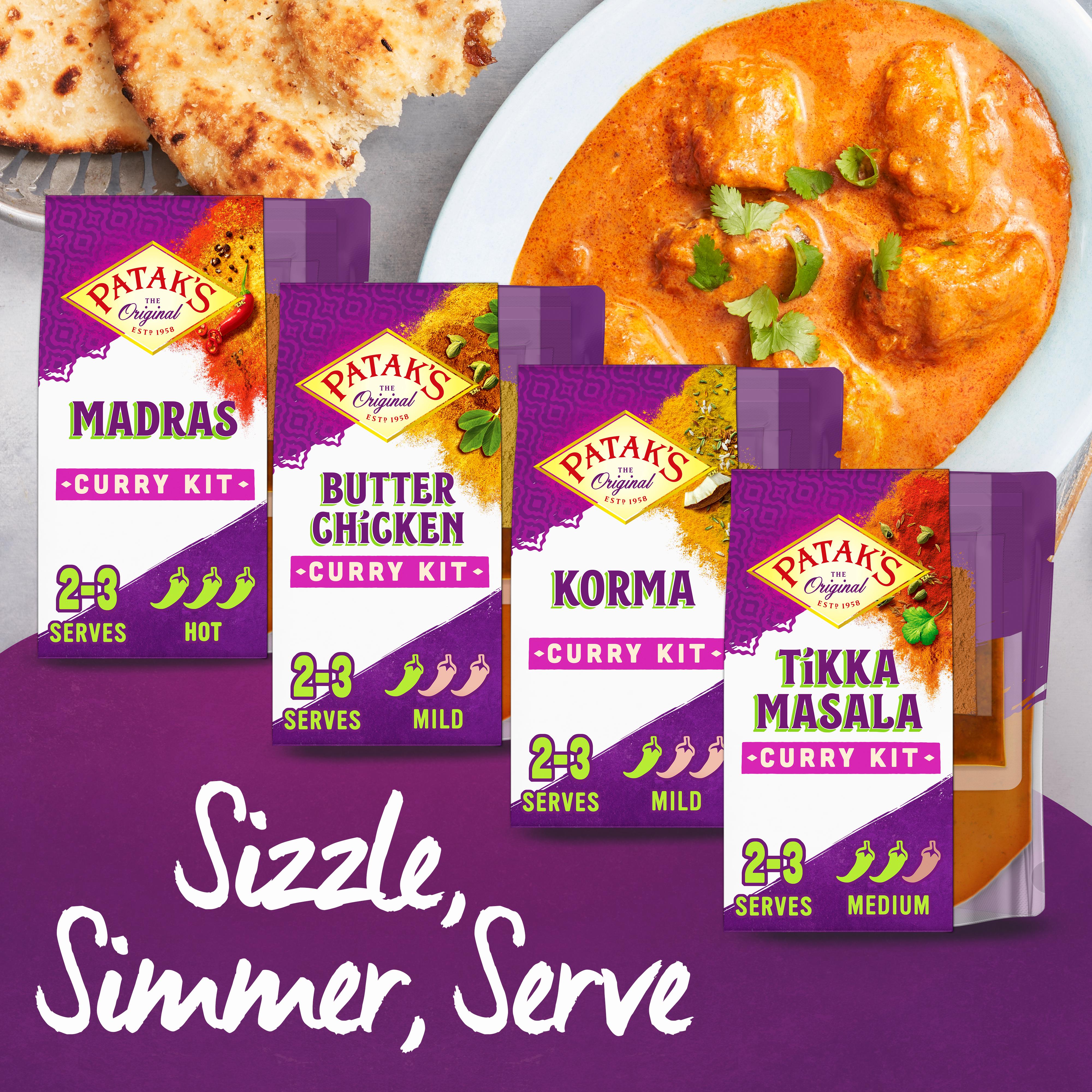 Patak's Keralan Style Korma Curry Sauce Kit 270g thumbnail 3
