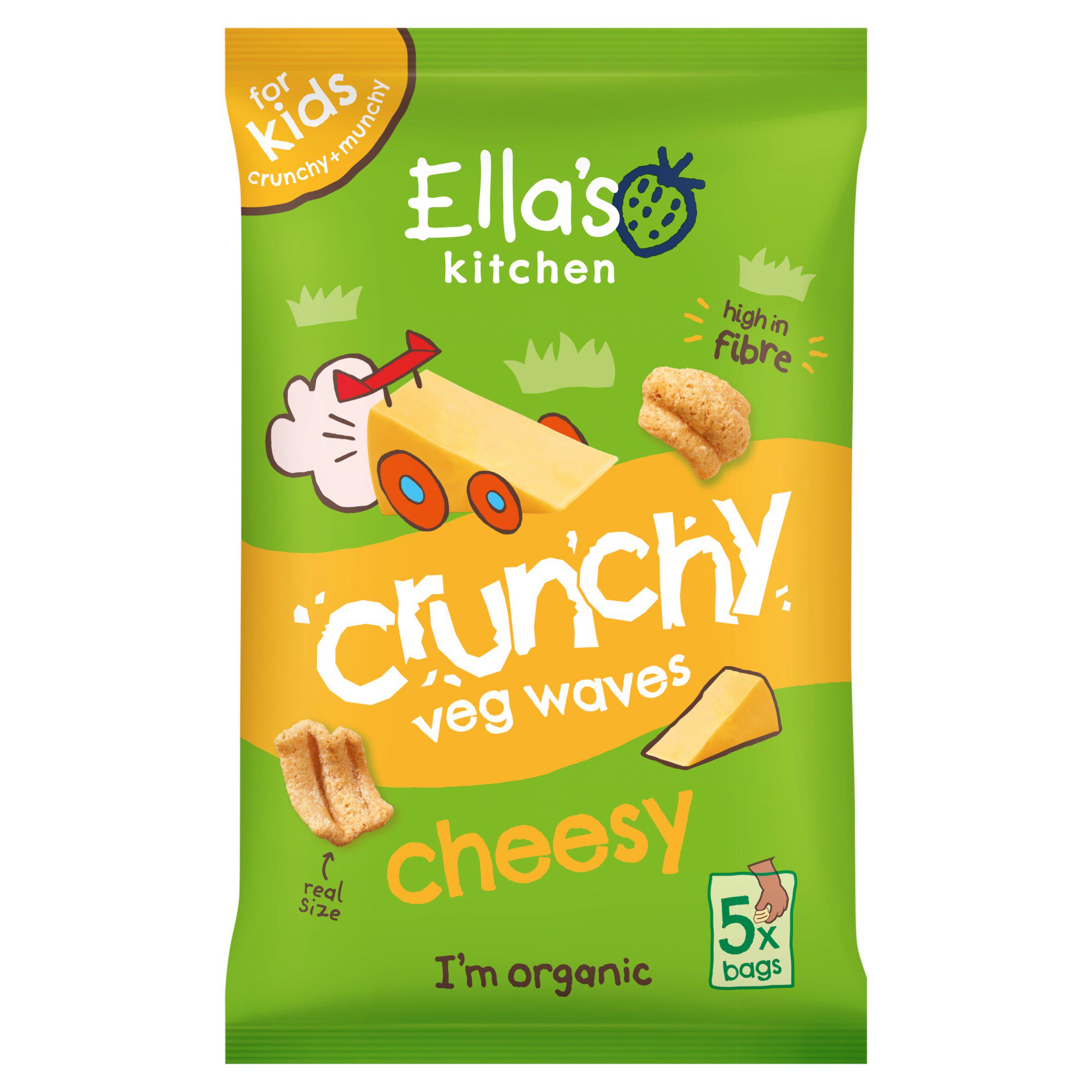 Cheesy Crunchy Veg Waves 5 x 10g (50g)