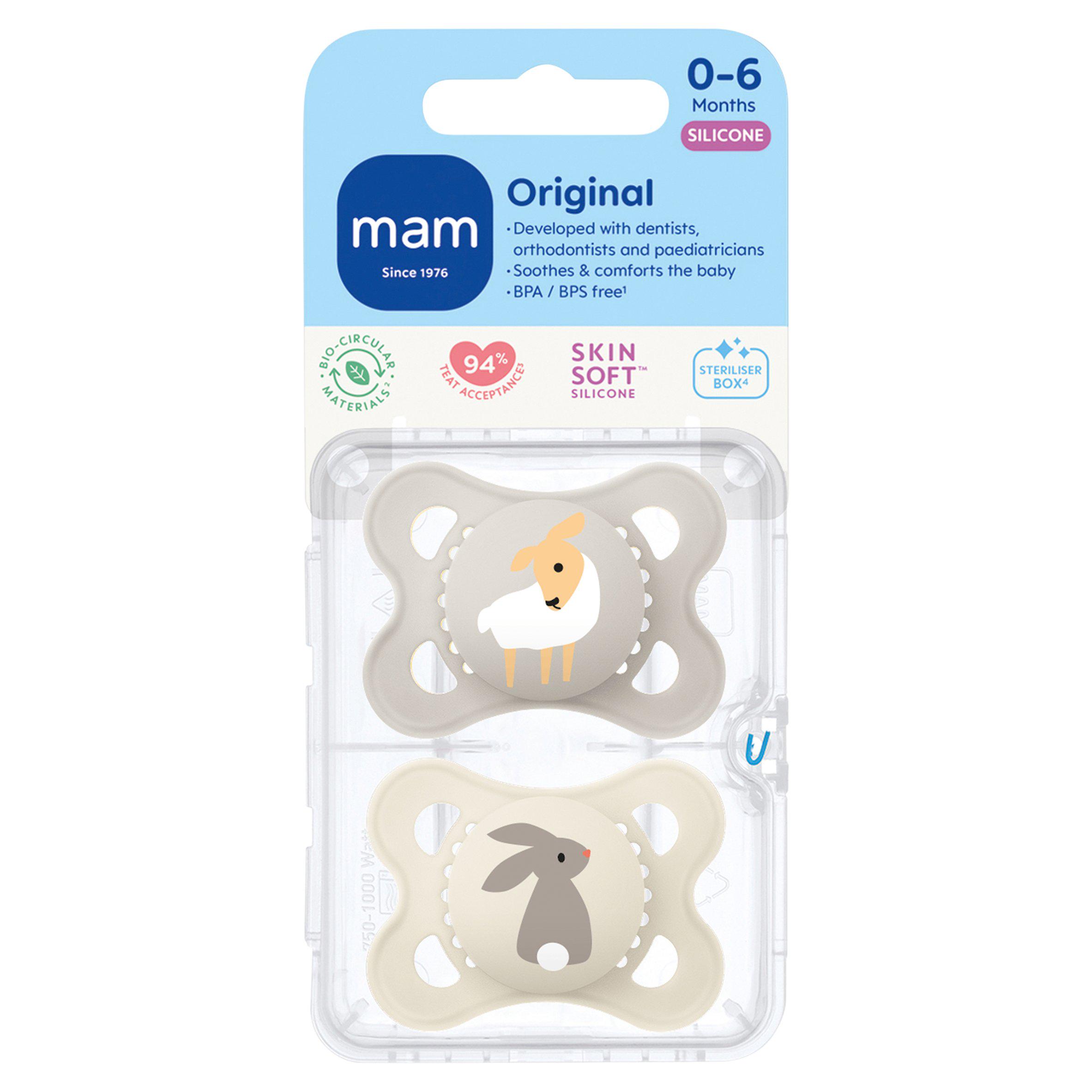 MAM Original Silicone 0-6 Months