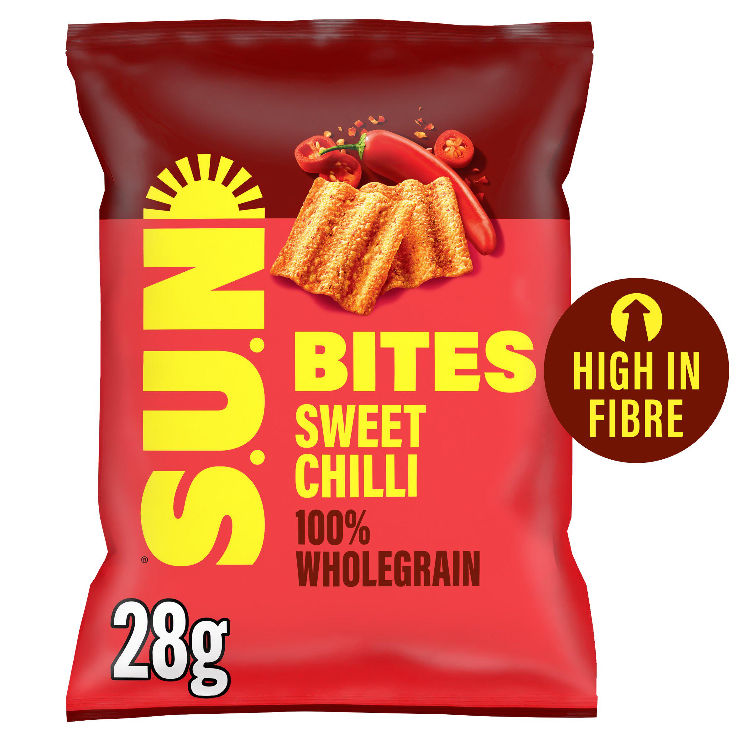 bites Sun Ripened Sweet Chilli Grab Bag Crisps 28g