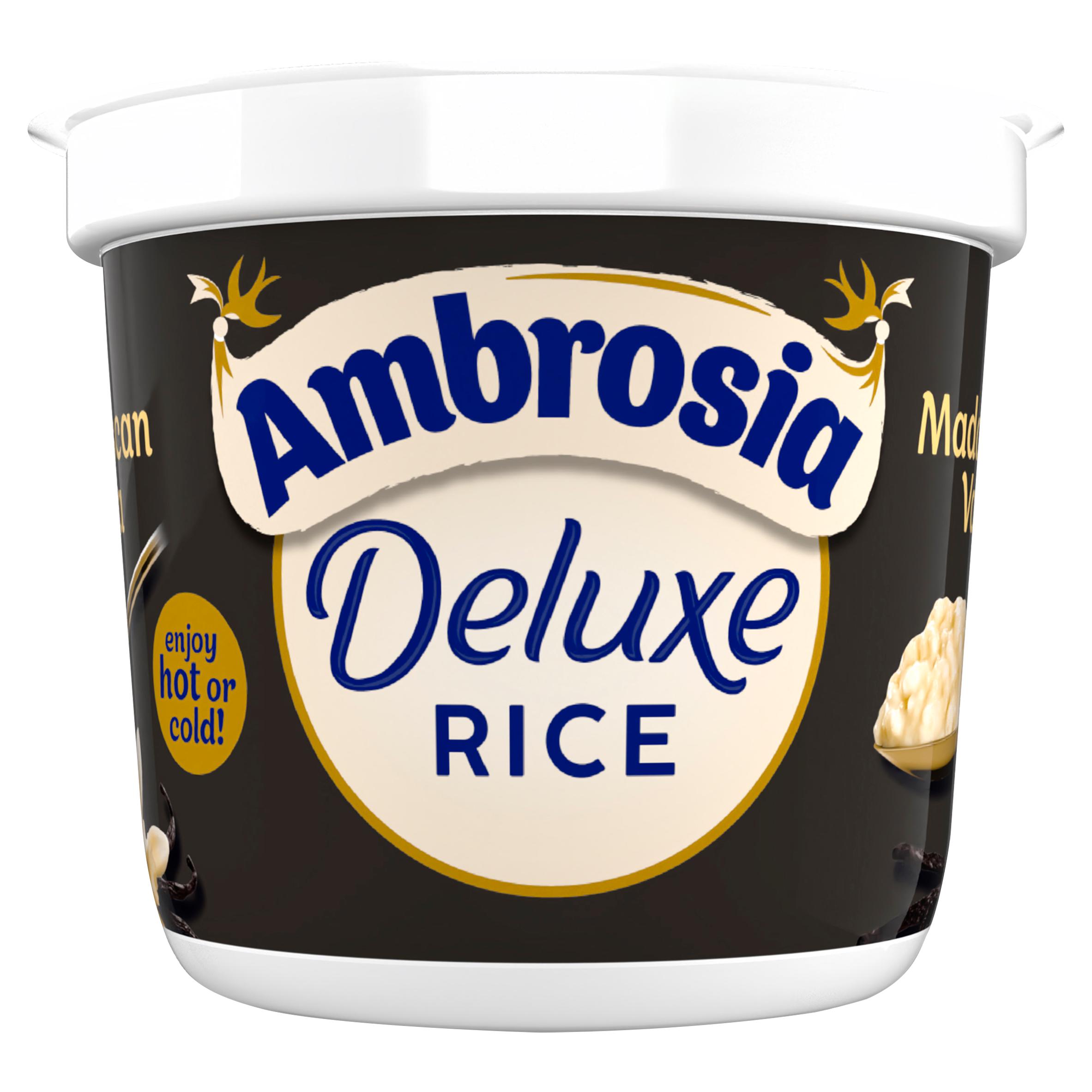 Ambrosia Deluxe 2 x 110g Madagascan Vanilla Rice Pudding Dessert Snack Pots thumbnail 6
