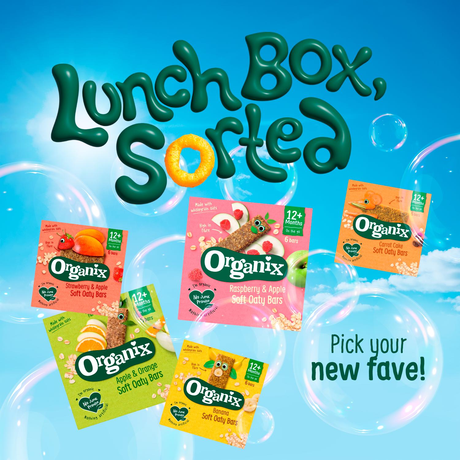 Organix 6 x 23g Banana Oaty Bars Toddler Multipack Snacks thumbnail 5