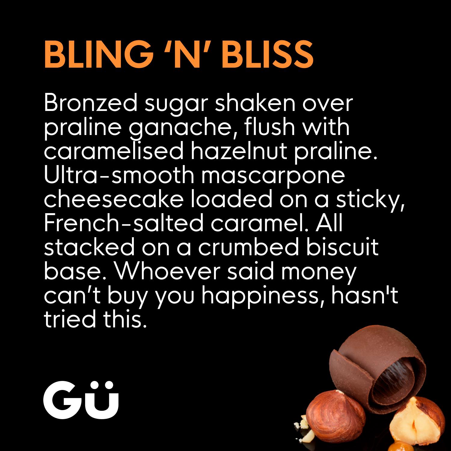 Gü Chocolate Hazelnut Praline Zillionaire Cheesecake Dessert 2 x 86.5g thumbnail 3