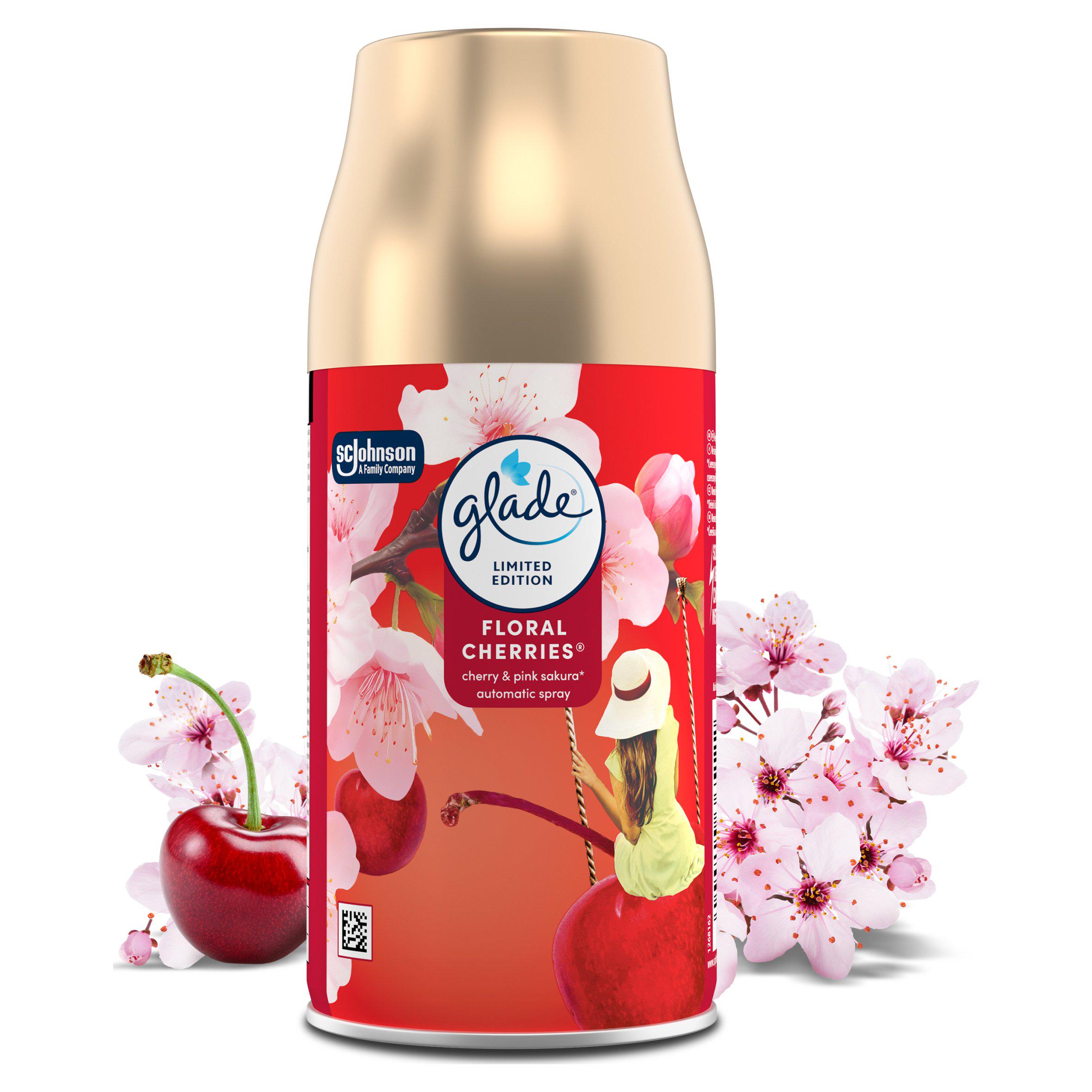 Automatic Spray Refill Frosted Floral Cherries 269ml