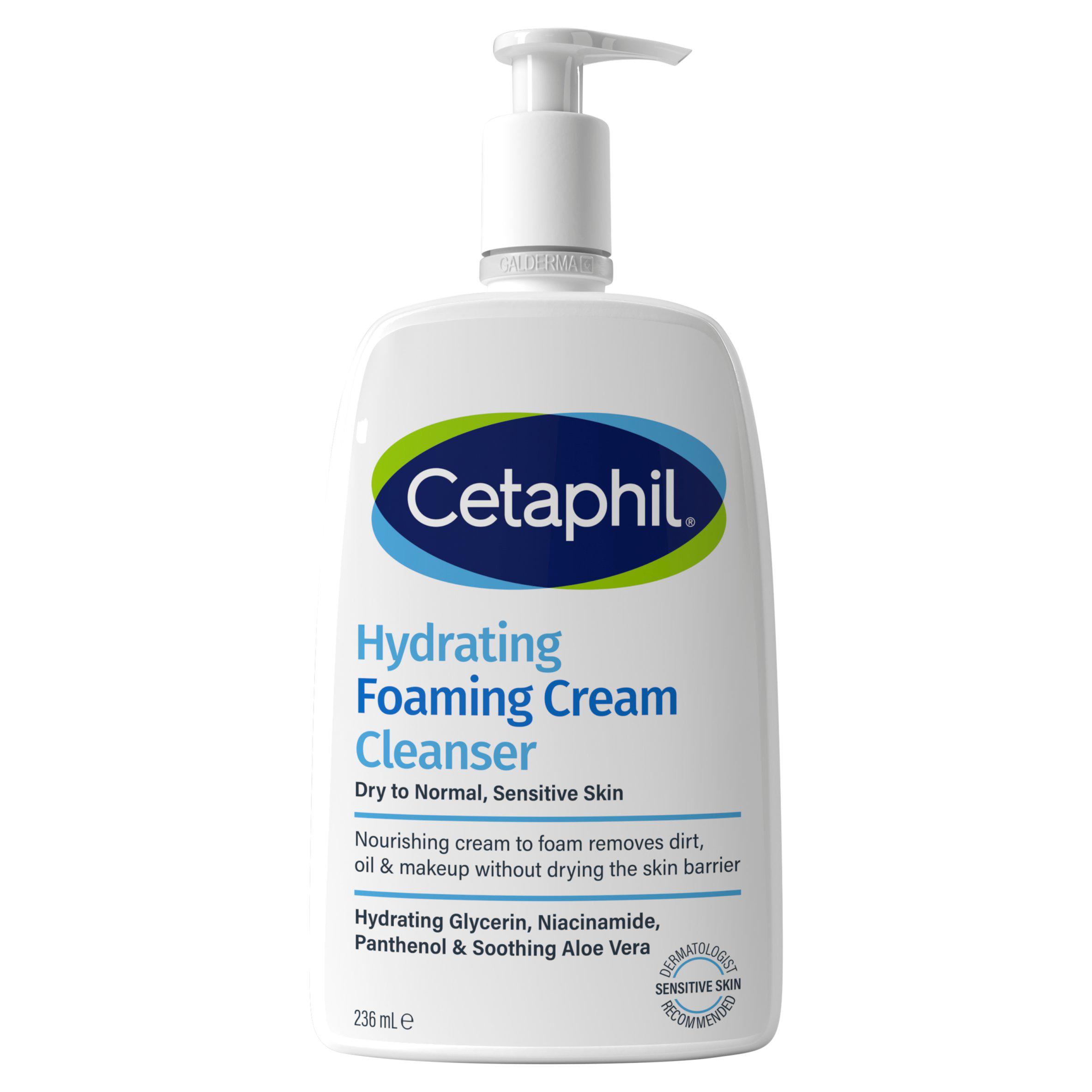 Cetaphil Hydrating Foaming Cream Cleanser