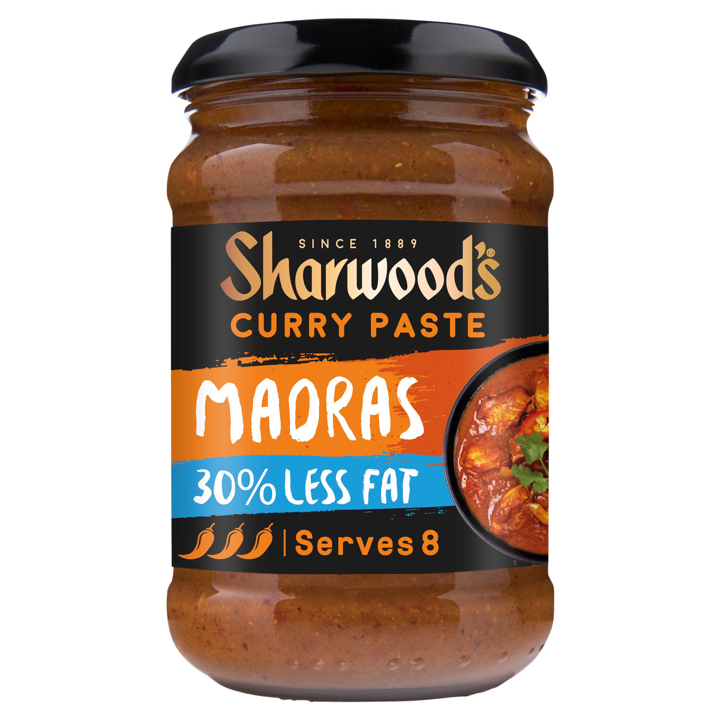Indian Madras Reduced Fat Curry Paste 280g