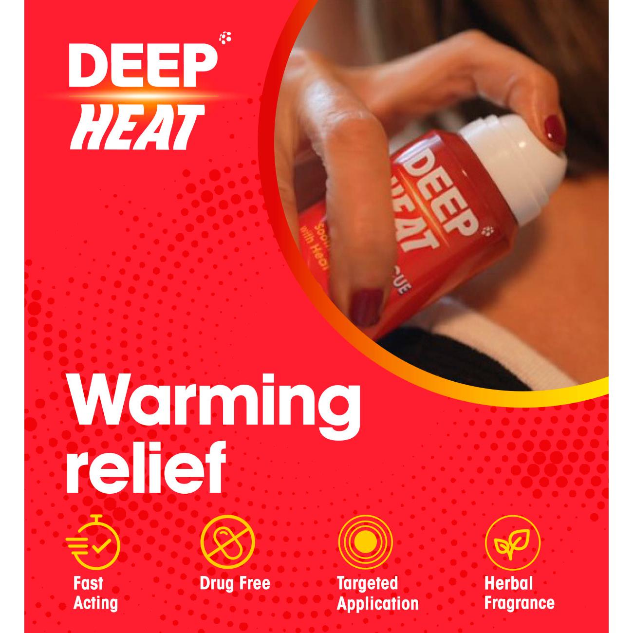 Deep Heat Muscle Rescue Heat Spray 72.5ml thumbnail 2