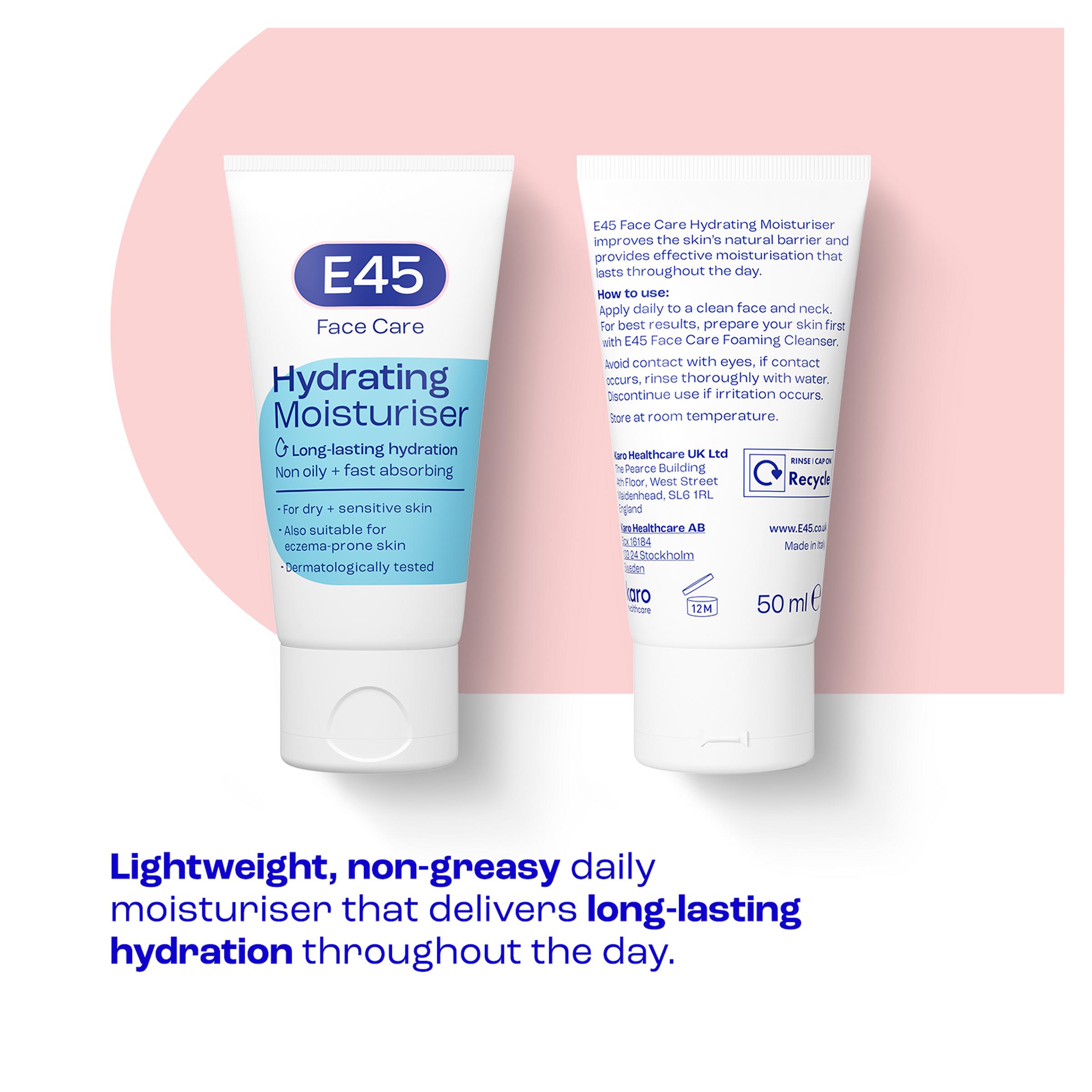 E45 Hydrating Moisturiser Face Care 50ml thumbnail 2