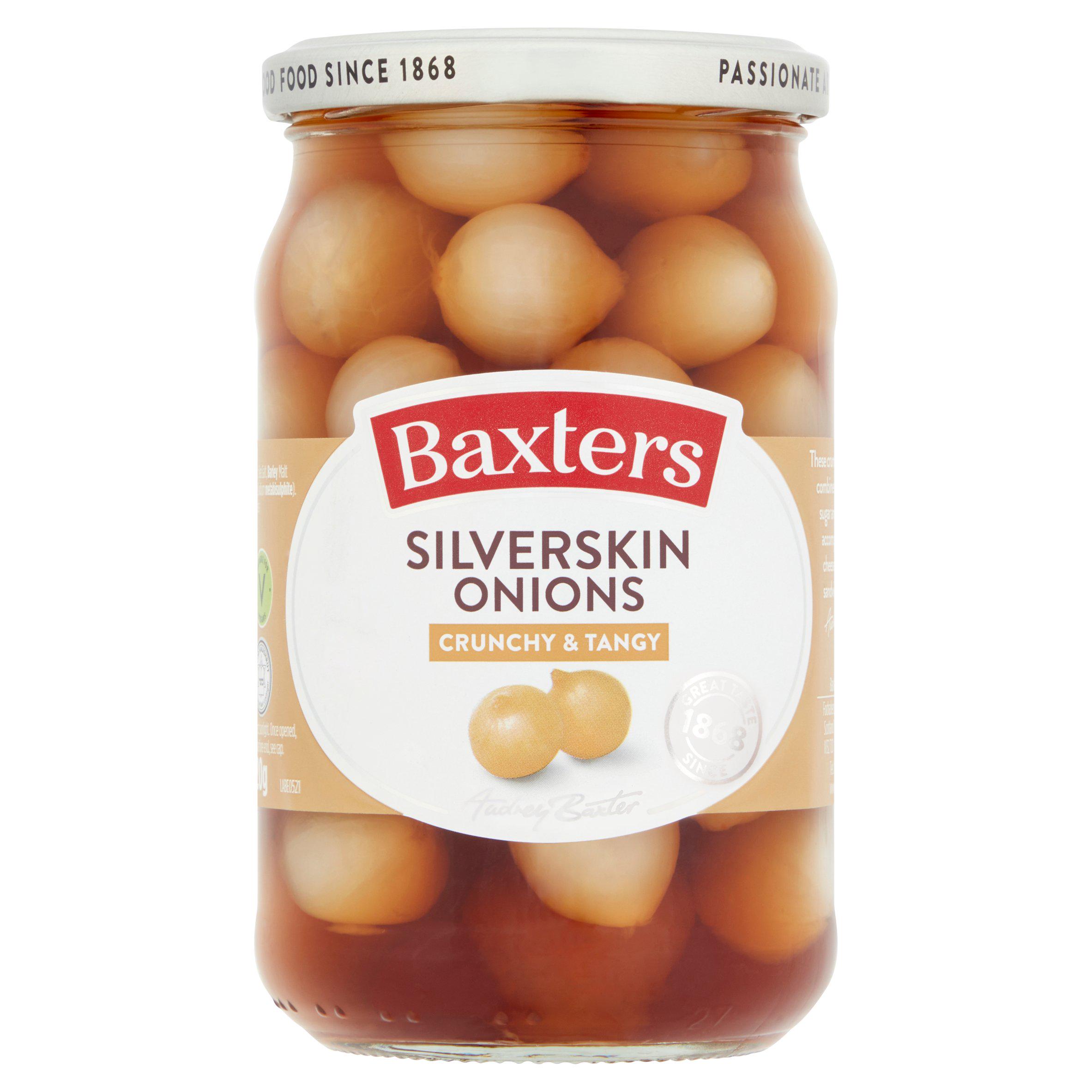 Baxters Tangy Silverskin Onions
