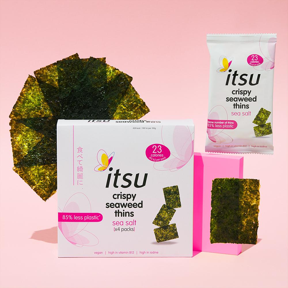 itsu Crispy Seaweed Thins Sea Salt 4x5g thumbnail 2