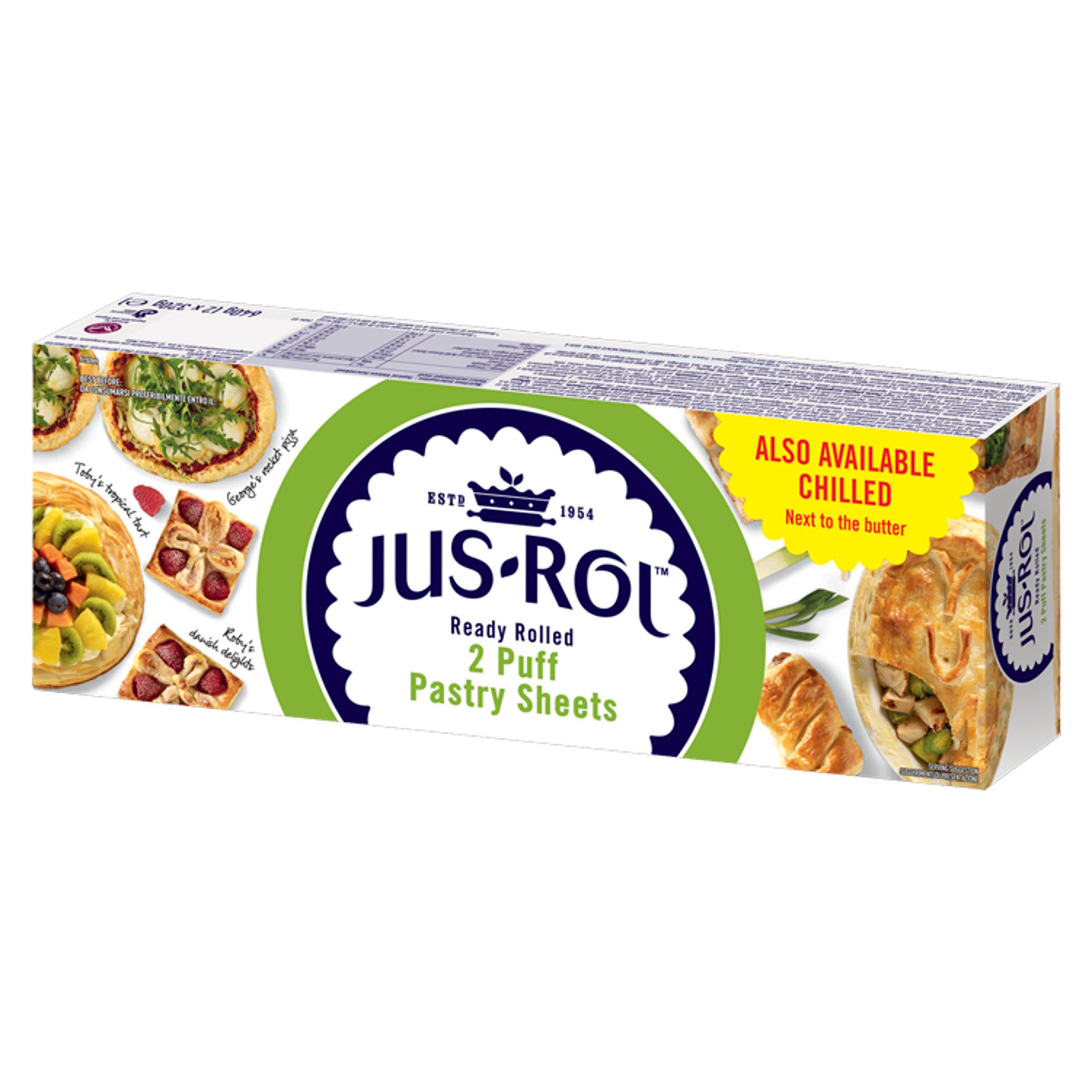 Ready Rolled Puff Pastry Sheets x2