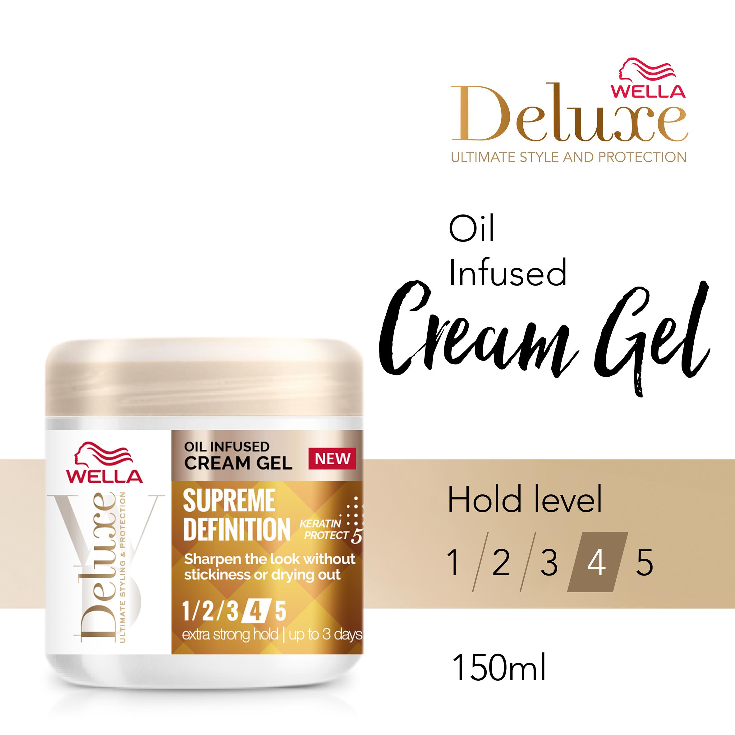 WELLA Deluxe Supreme Definition Oil Infused Cream Gel 150ml thumbnail 3