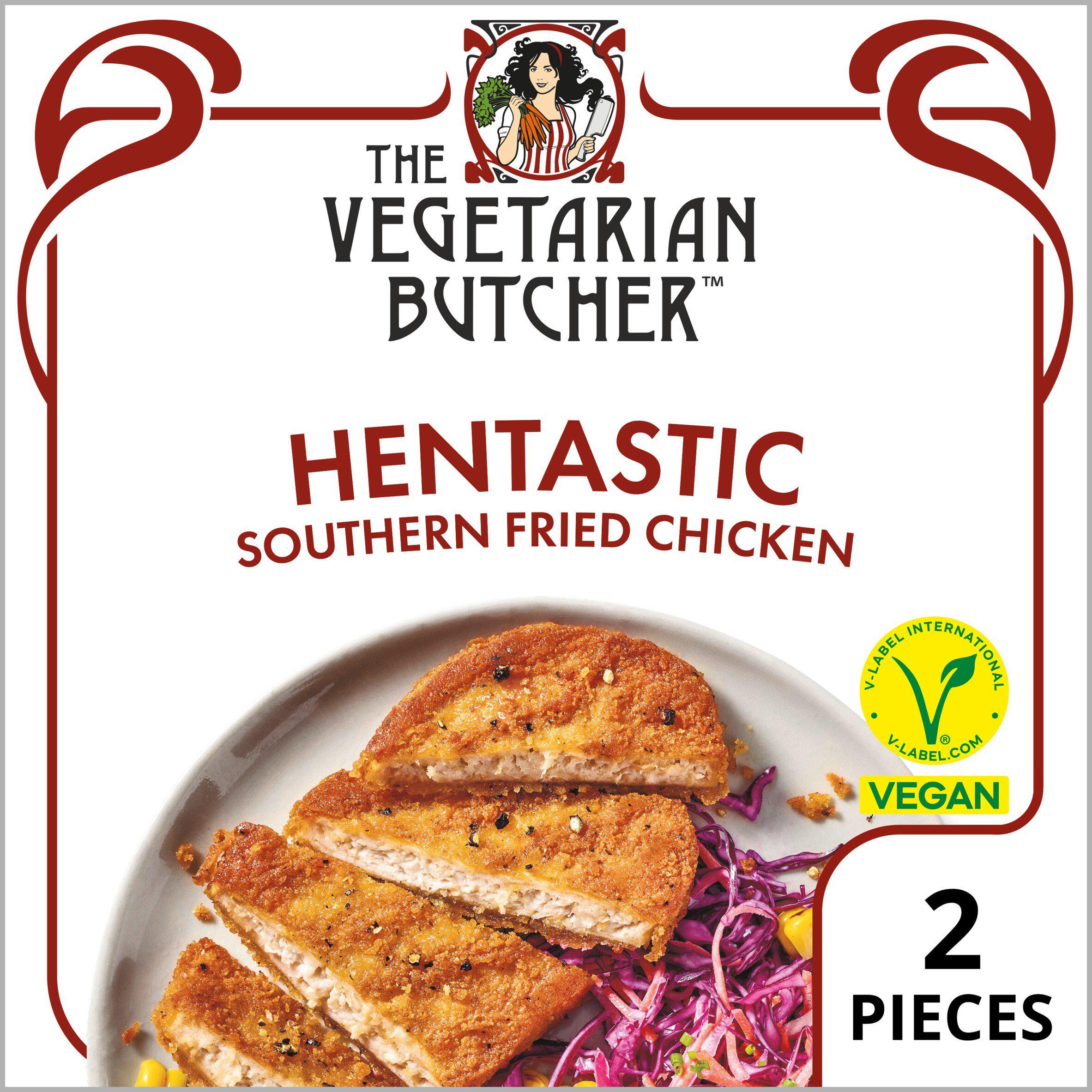 The Vegetarian Butcher Vegan Chicken Fillet Hentastic Southern Fried 200g