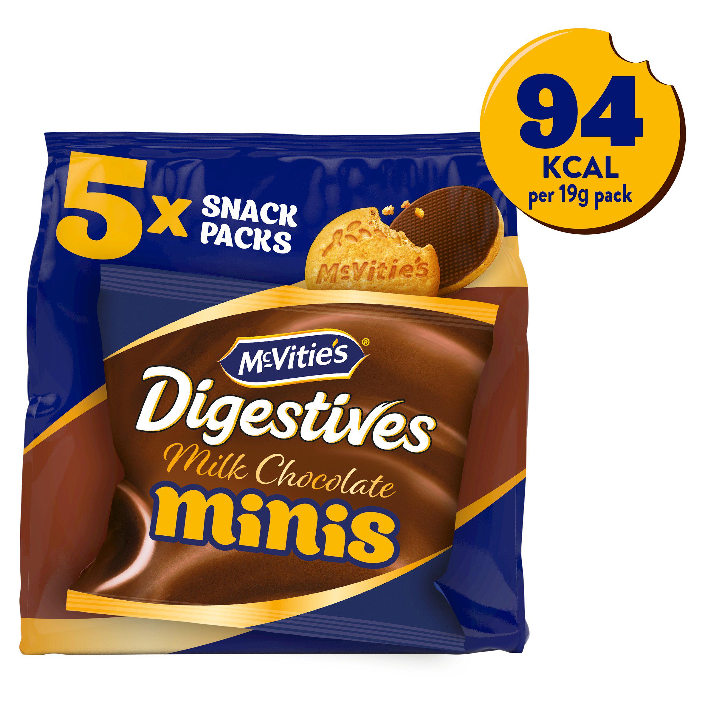 McVitie's Chocolate Digestive Mini Biscuits Multipack