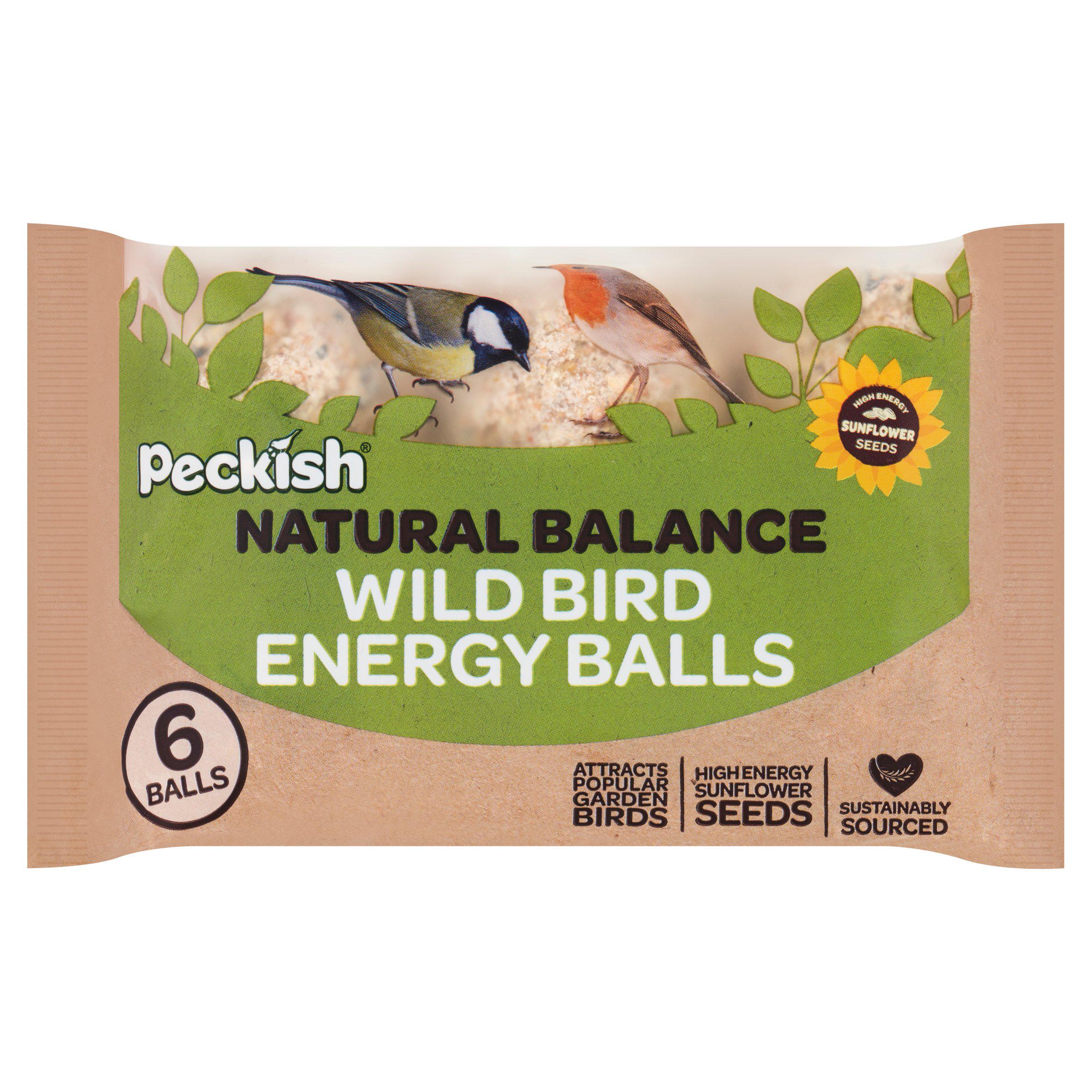 Peckish Natural Balance Wild Bird Energy Balls 6x80g