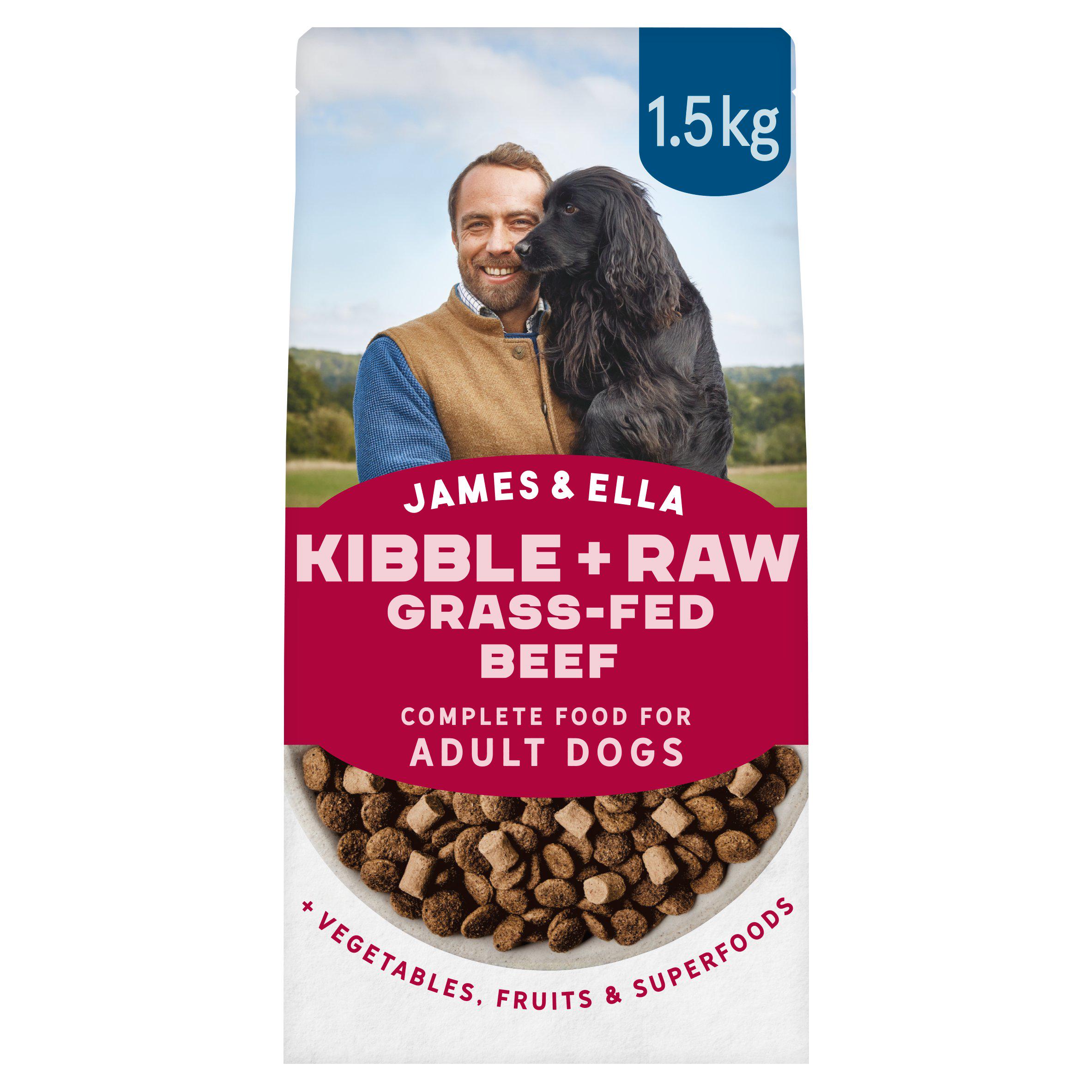 James & Ella Kibble + Freeze Dried Raw Beef Dog Food