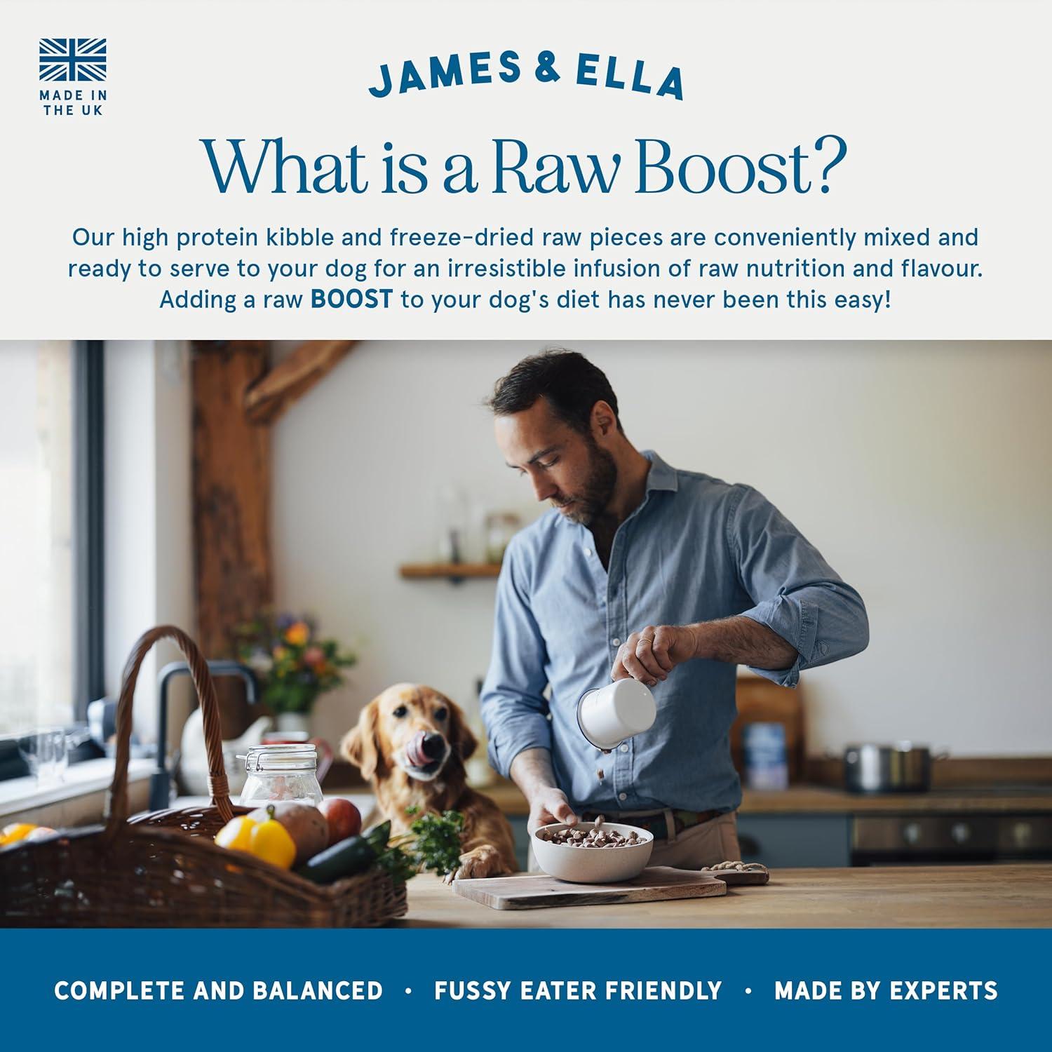 James & Ella Kibble + Raw Free Run Chicken Dog Food 1.5kg thumbnail 4
