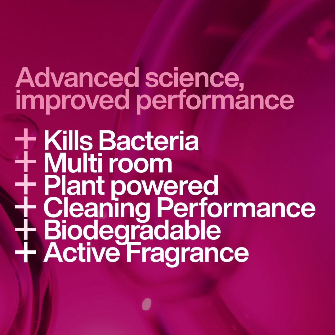 Ineos Antibac Multi-Room Surface Cleaning Wipes Rhubarb + Pomegranate thumbnail 2