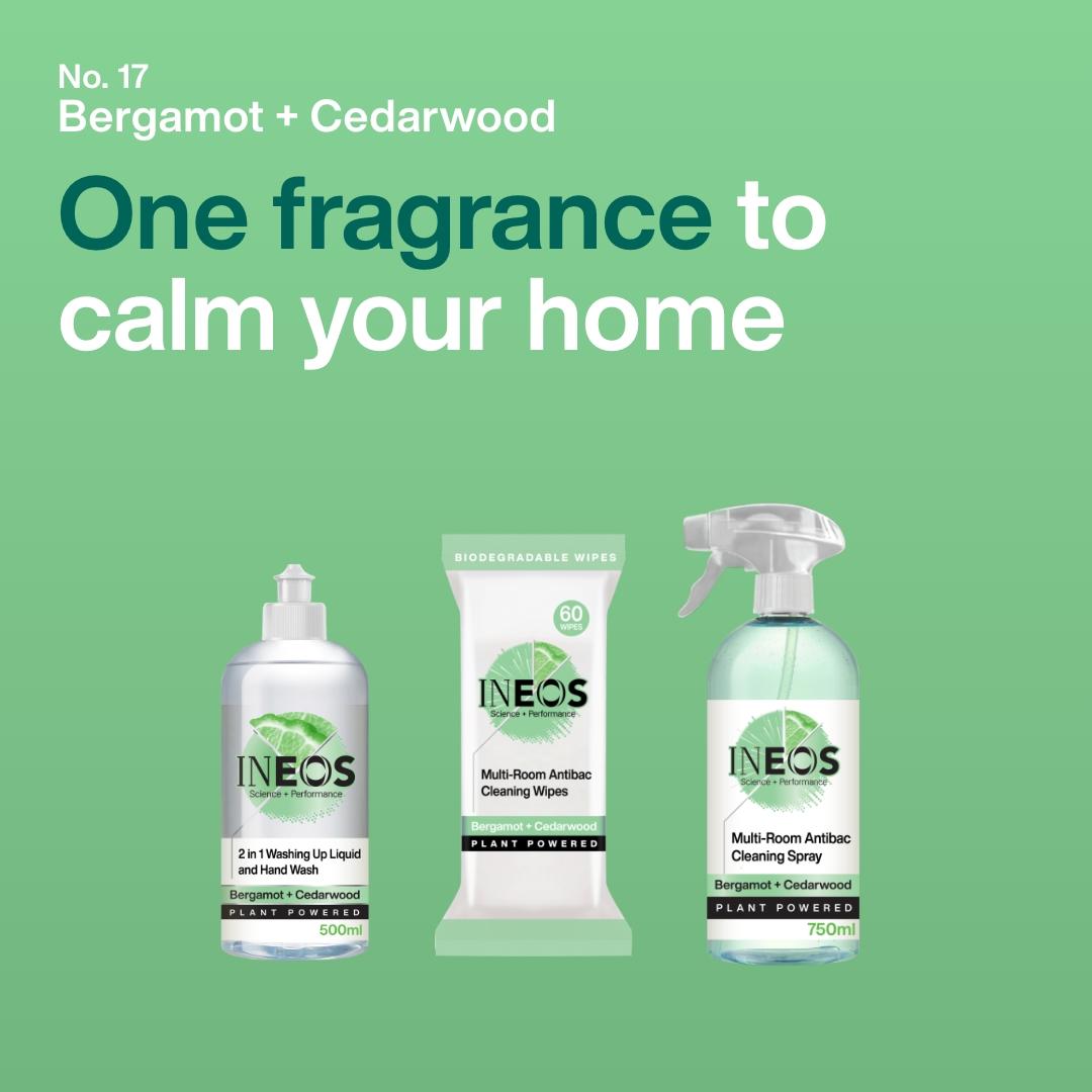 Ineos Antibac Multi-Room Surface Cleaner Spray Bergamot + Cedarwood 750ml thumbnail 3