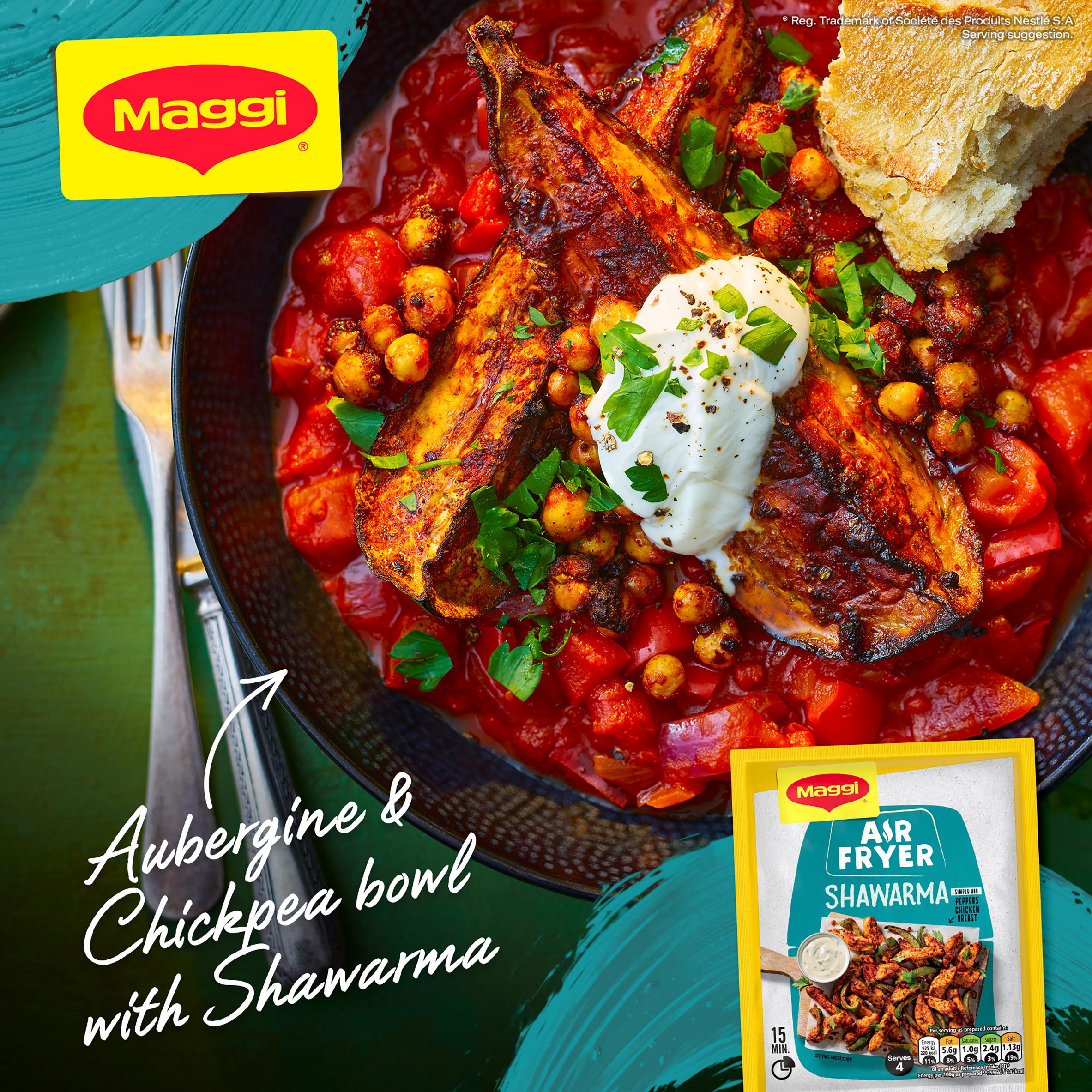 Maggi Air Fryer Shawarma Herbs & Spices Recipe Mix for Chicken 25g thumbnail 3