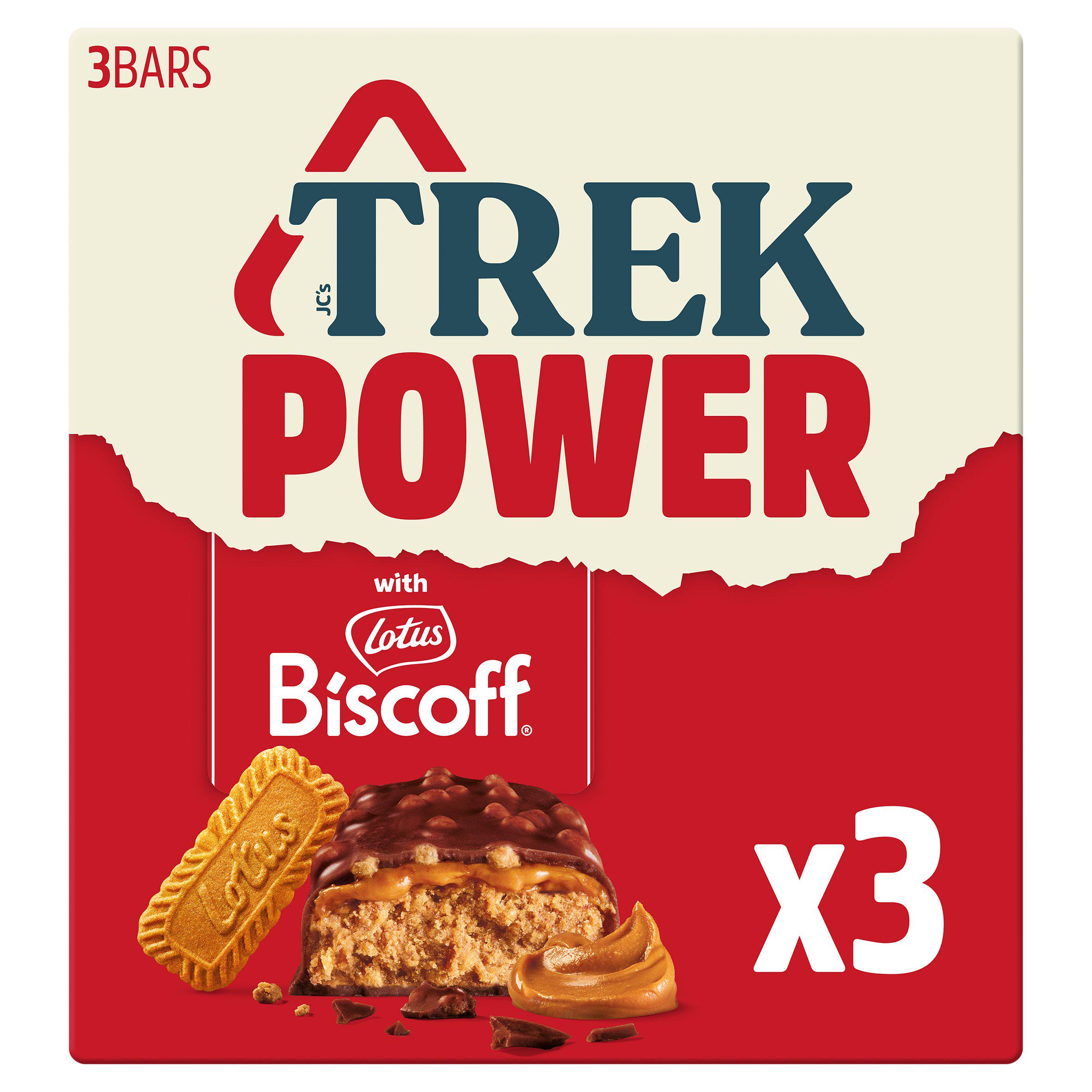 TREK Power Lotus Biscoff Protein Bars Multipack