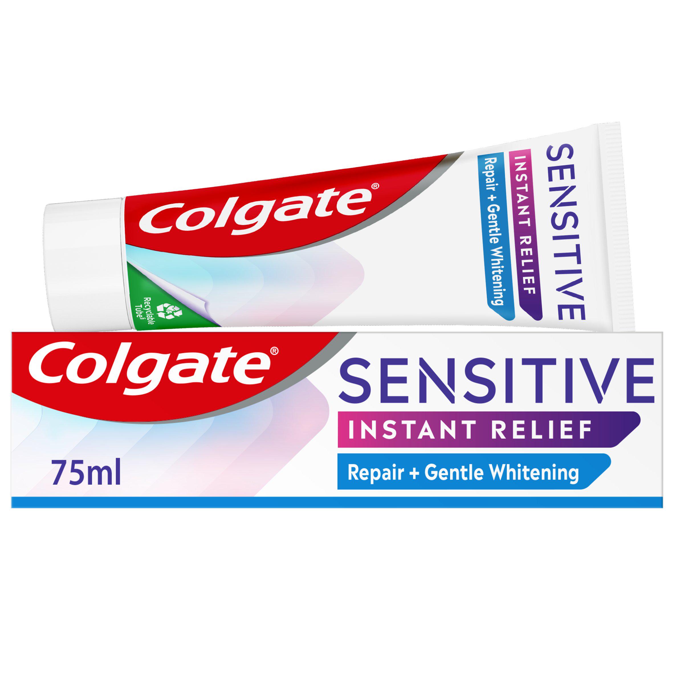 Colgate Sensitive Instant Relief Repair Gentle Whitening Toothpaste 75ml