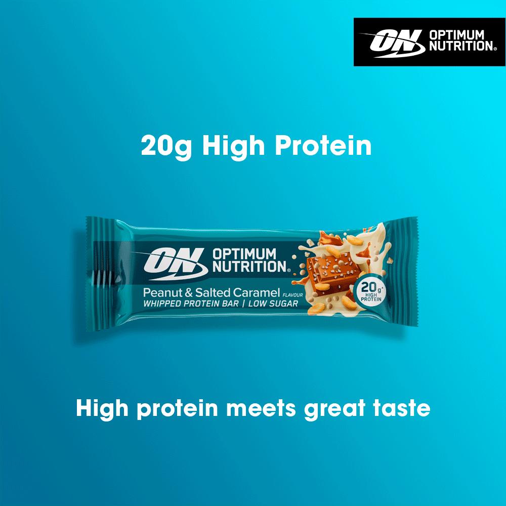 Optimum Nutrition Whipped Protein Bar Peanut & Salted Caramel Flavour 68g thumbnail 2