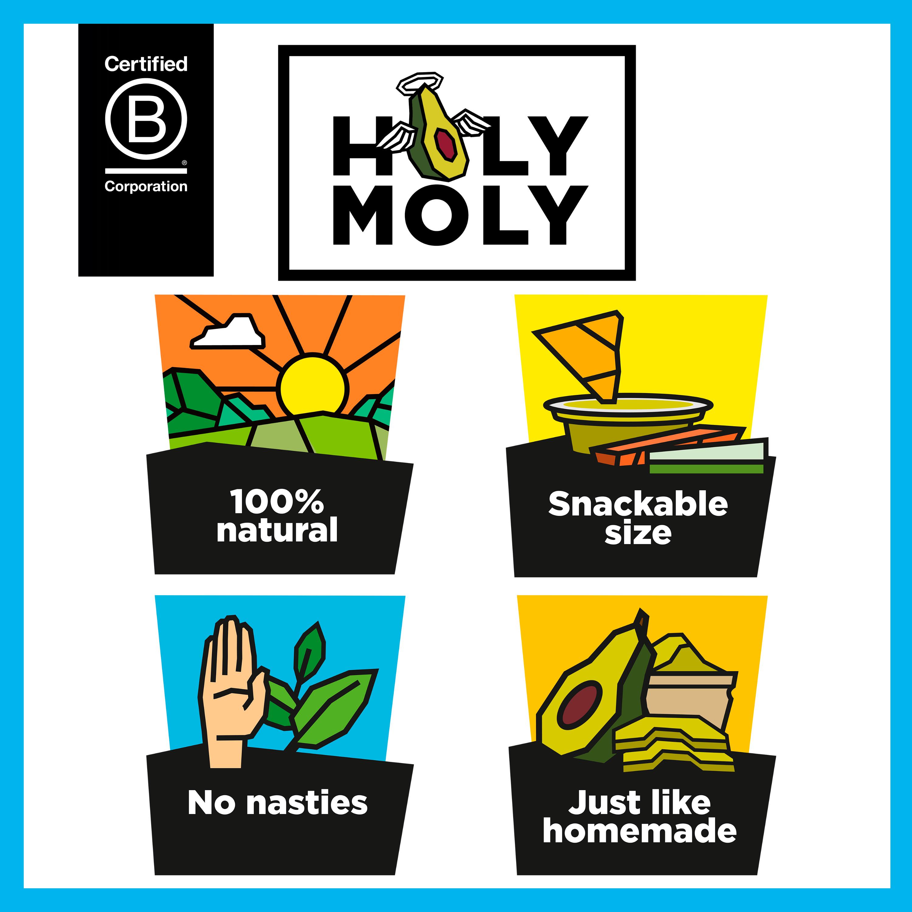 Holy Moly Minis Smashed Avocado 3x57g thumbnail 3