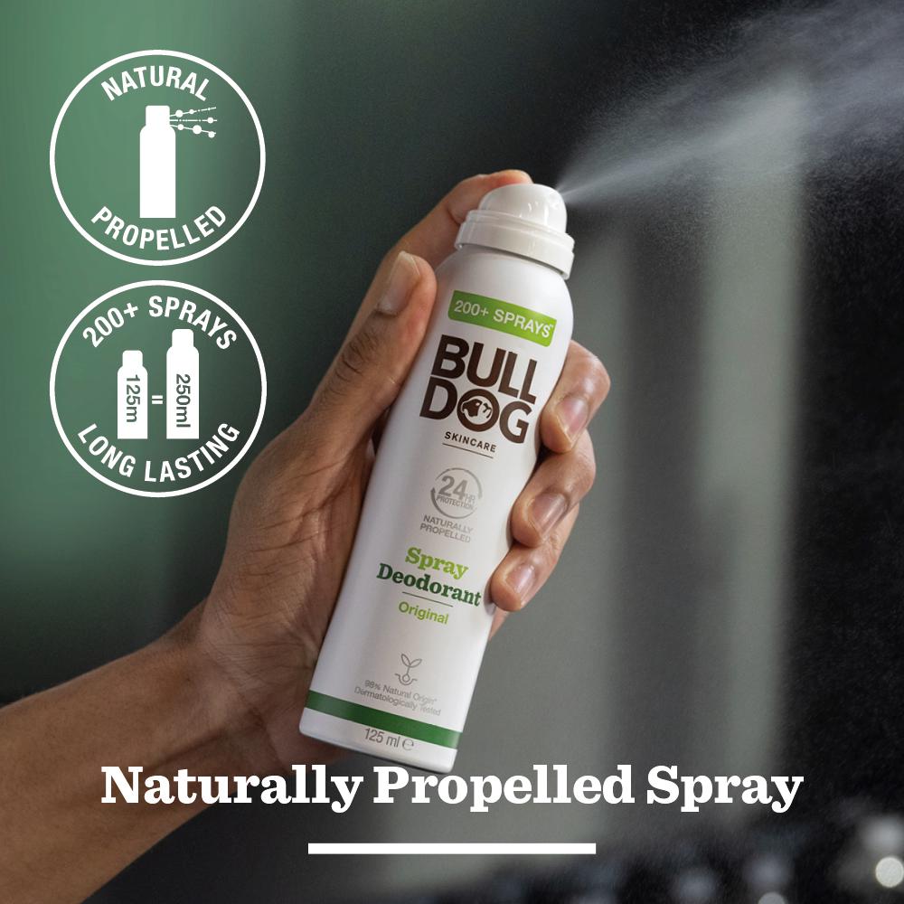 Bulldog Skincare Original Spray Deodorant 125ml thumbnail 3