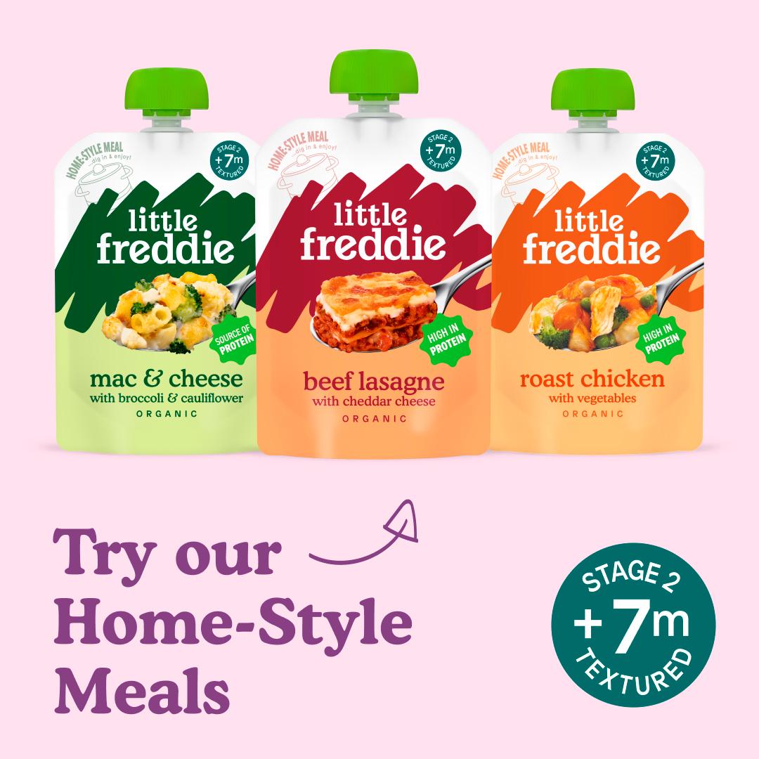 Little Freddie Organic Banana Greek Style Yoghurt Baby Food Pouch Multipack 6+ Months 6 x 100g thumbnail 5