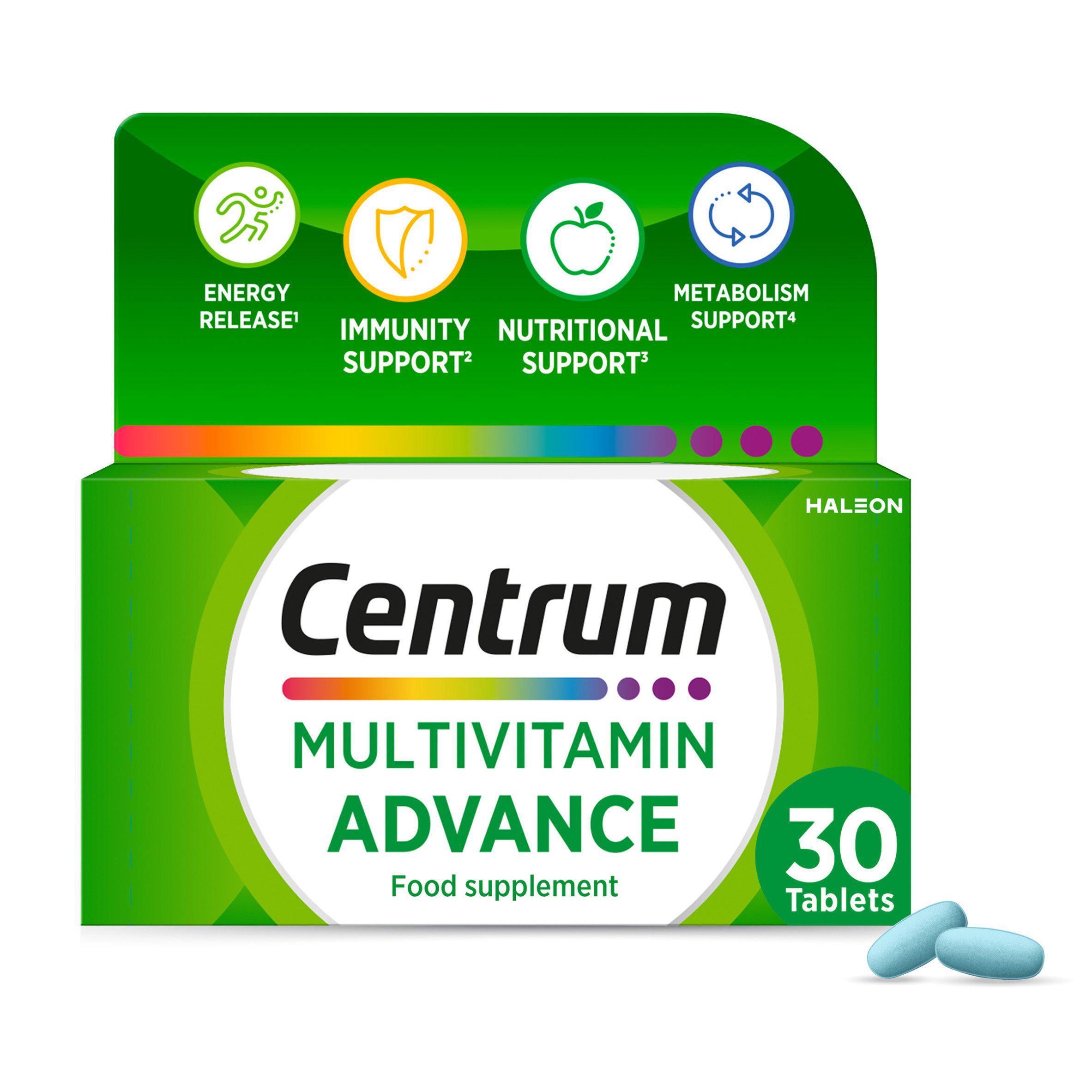 Centrum Advance Multivitamins & Minerals Tablets