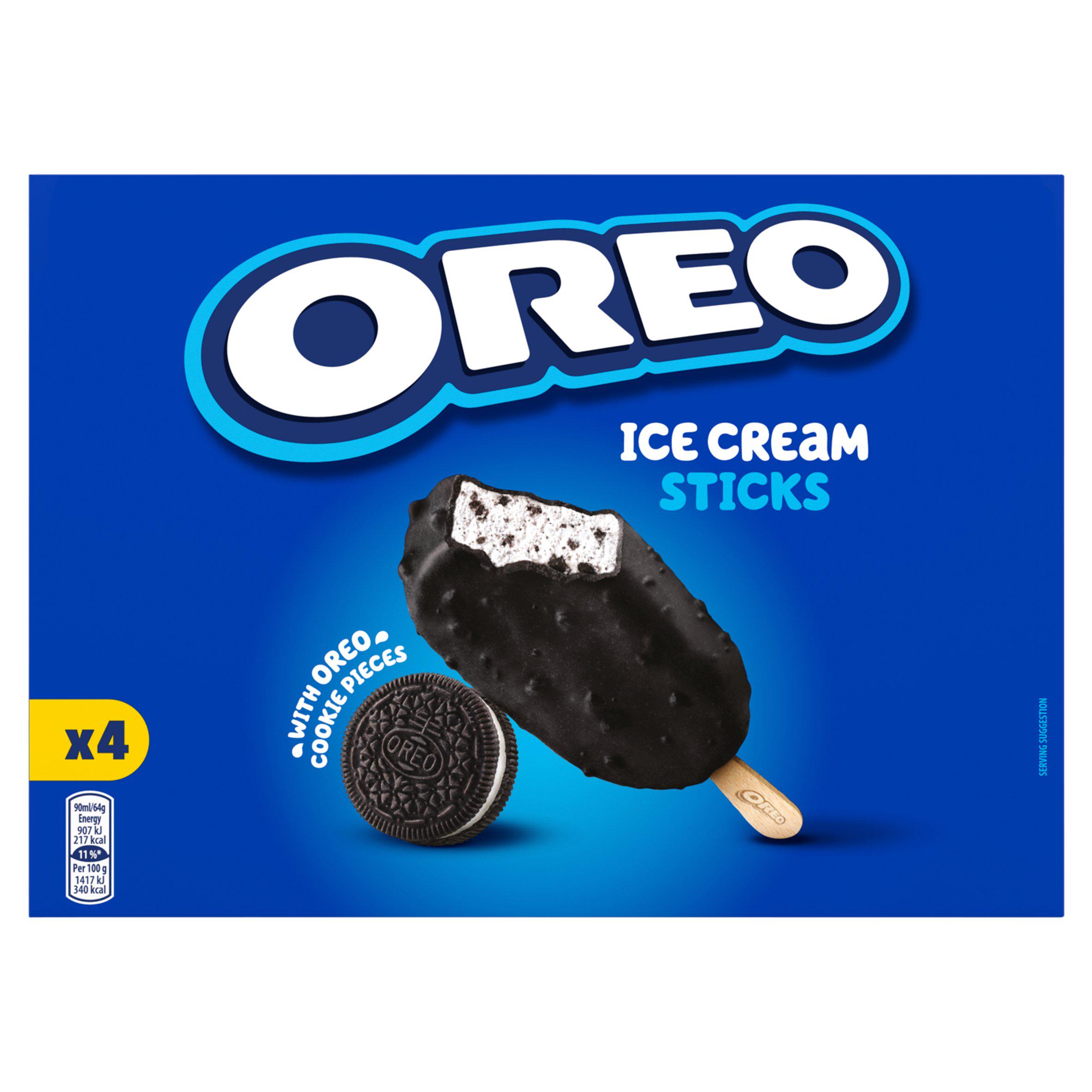 Oreo Ice Cream with Oreo Cookie Pieces x4 360ml