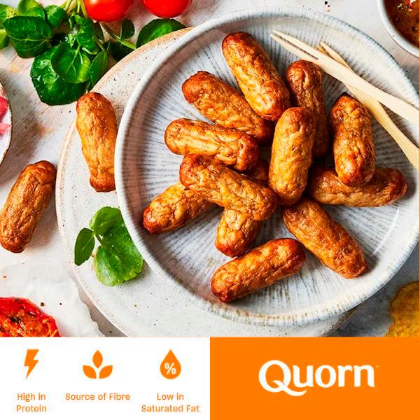 Quorn Cocktail Sausages x14 140g thumbnail 2