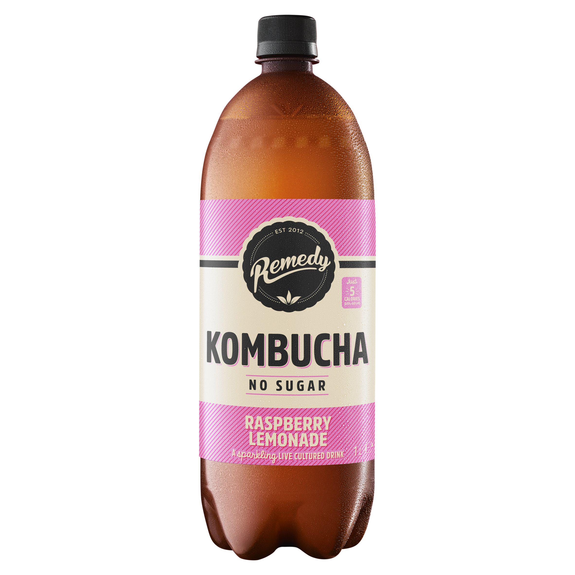 Remedy Kombucha Raspberry Lemonade 1L