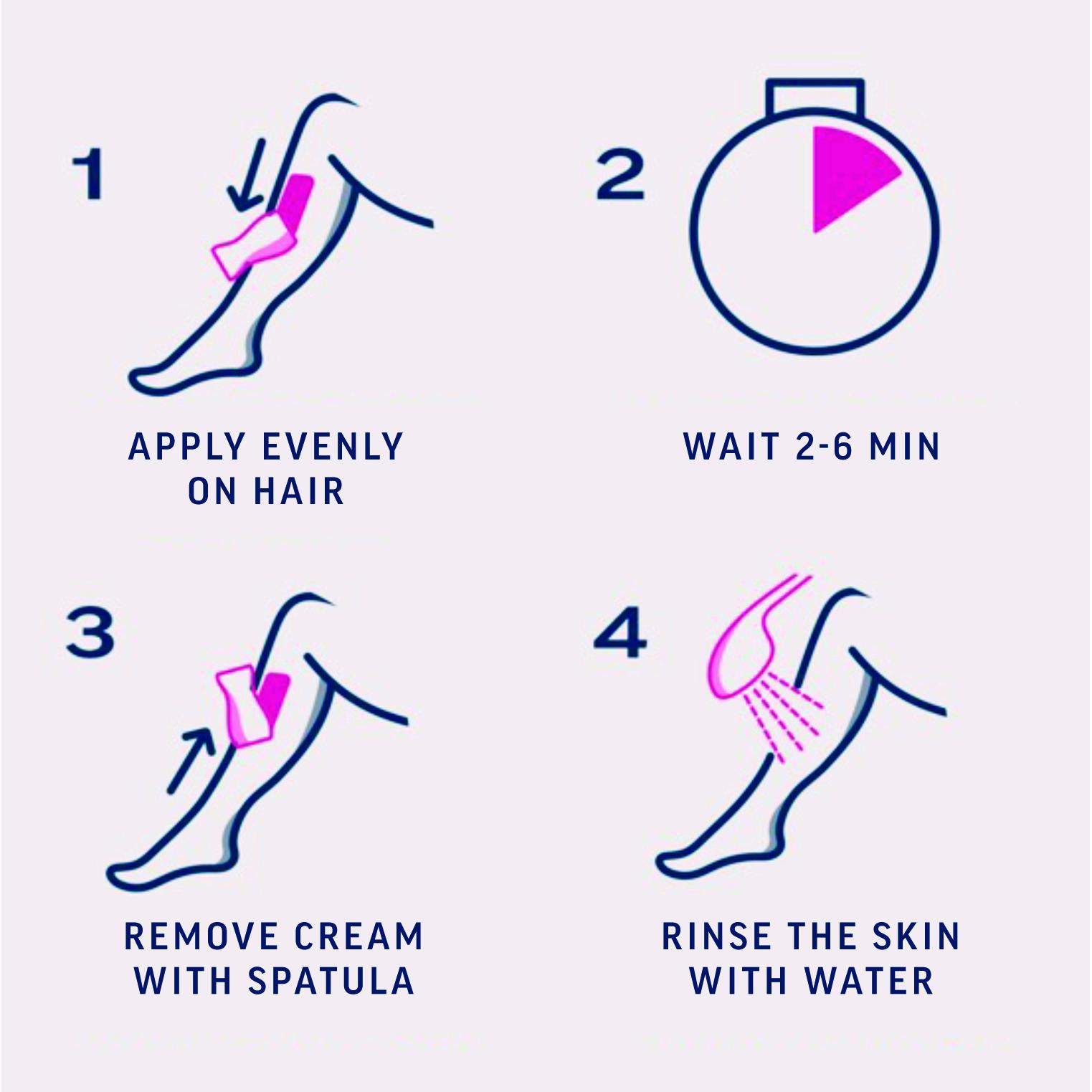 Veet Expert Hair Removal Cream Legs Body All Skin Type 200ml thumbnail 3