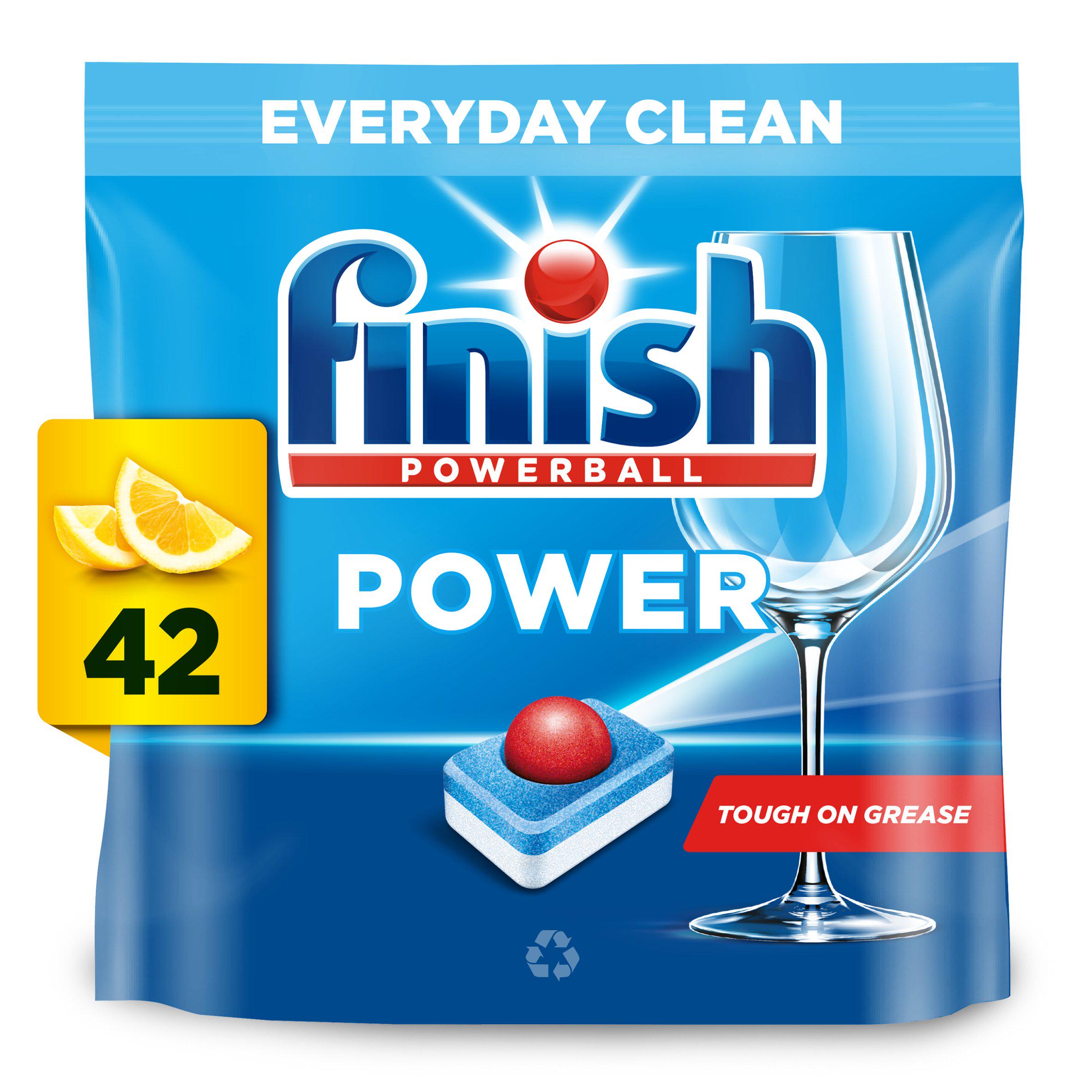 Power All in One Dishwasher Tablets Lemon - 46 Tabs