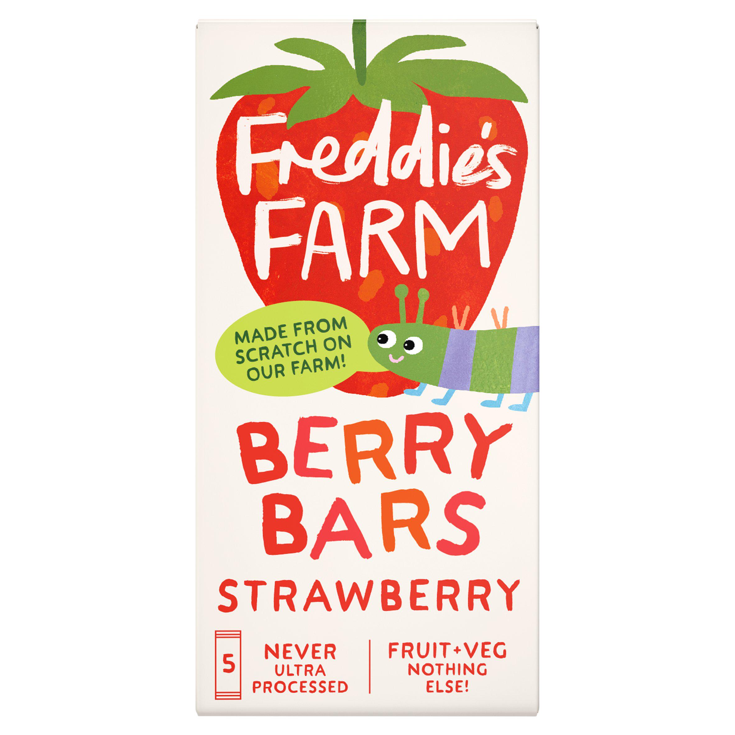 Freddie's Farm Berry Bars Strawberry 5x20g