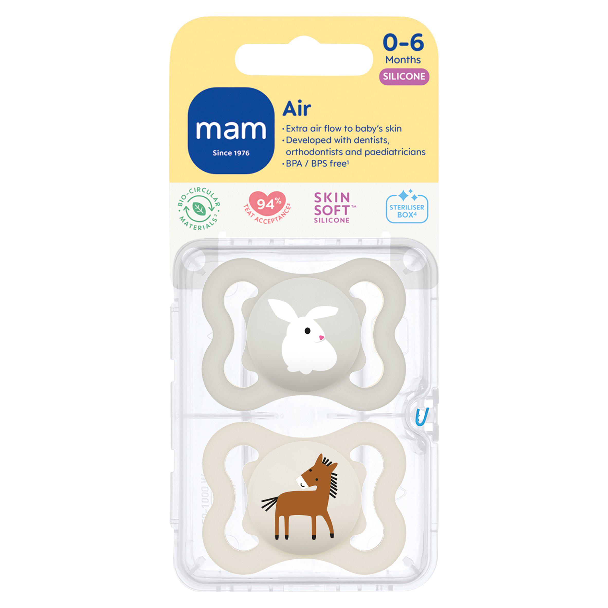 MAM Air Silicone 0-6 Months