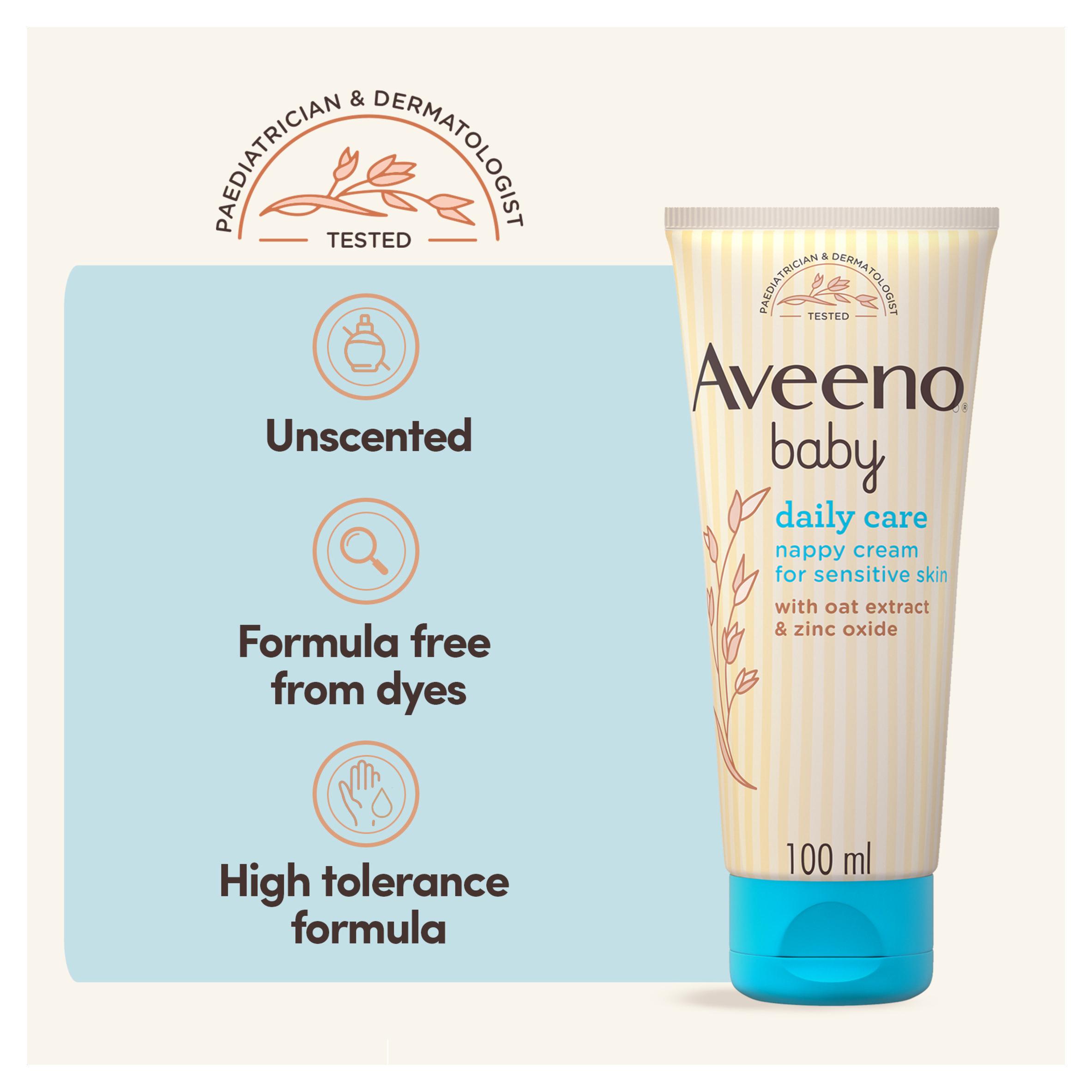 Aveeno Baby Daily Care Nappy Cream 100ml thumbnail 4