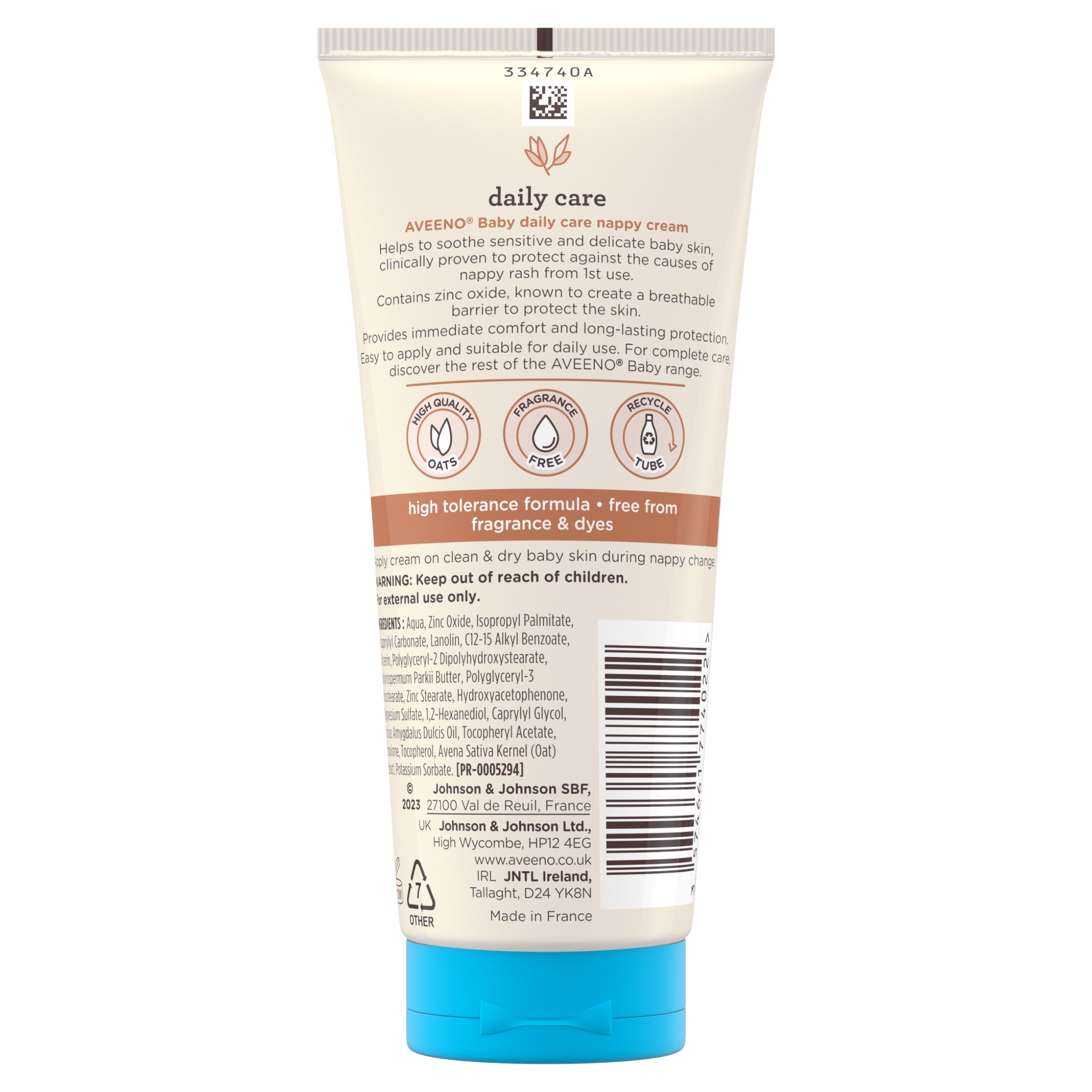 Aveeno Baby Daily Care Nappy Cream 100ml thumbnail 6